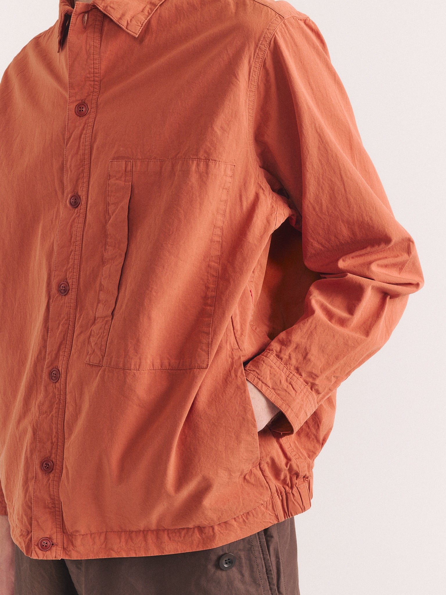 NEW FABU SHIRT - PAPER COT - BRICK