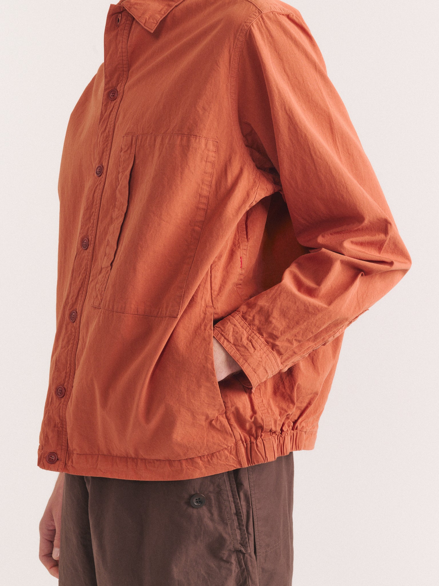 NEW FABU SHIRT - PAPER COT - BRICK