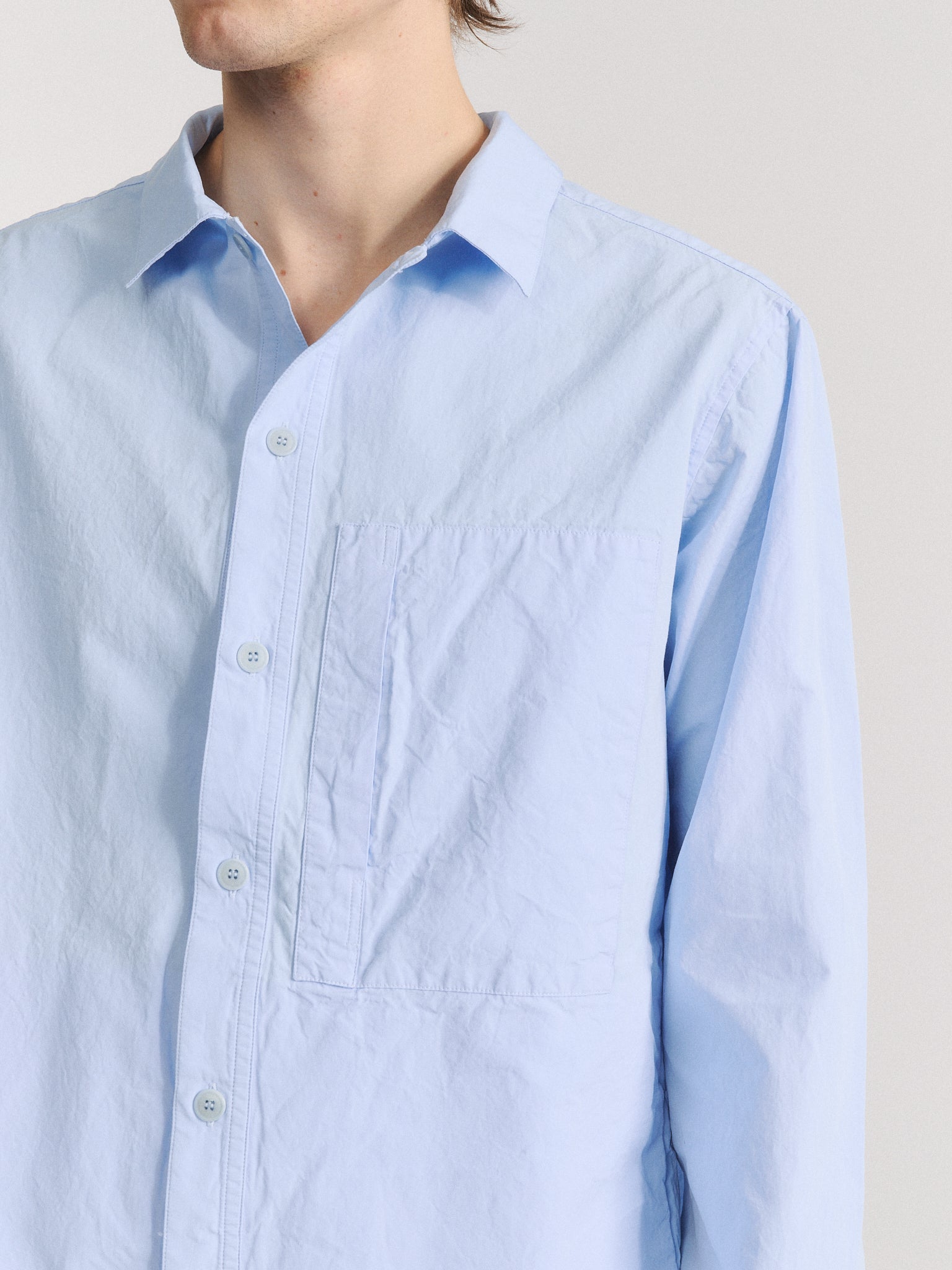 NEW FABU SHIRT - PAPER COT - GLACIER