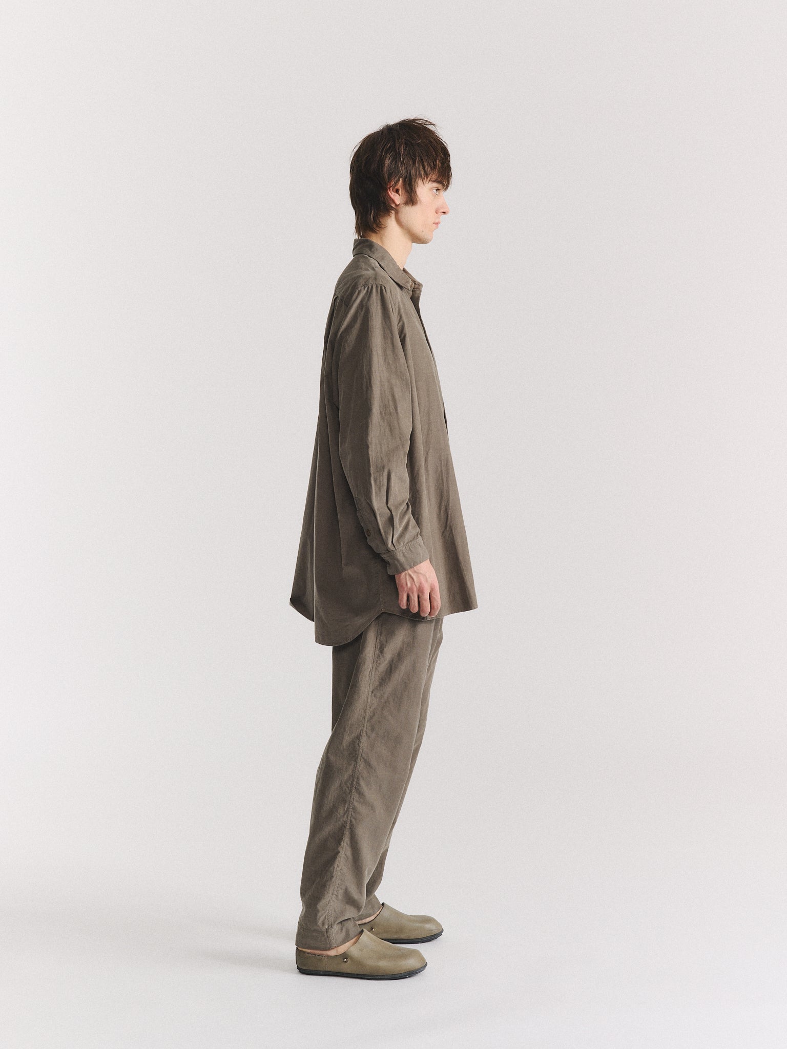 IKLA SHIRT - PIN CORD - LIGHT KHAKI