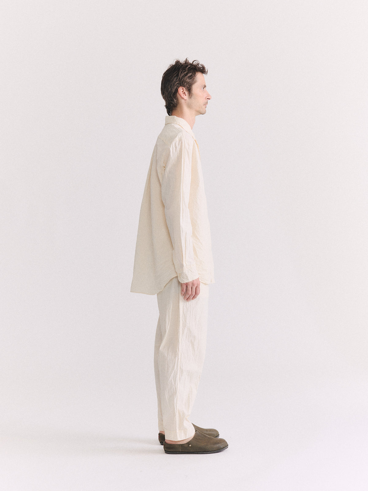CHEMISE BIG RACCOURCIE - L COT - NATUREL