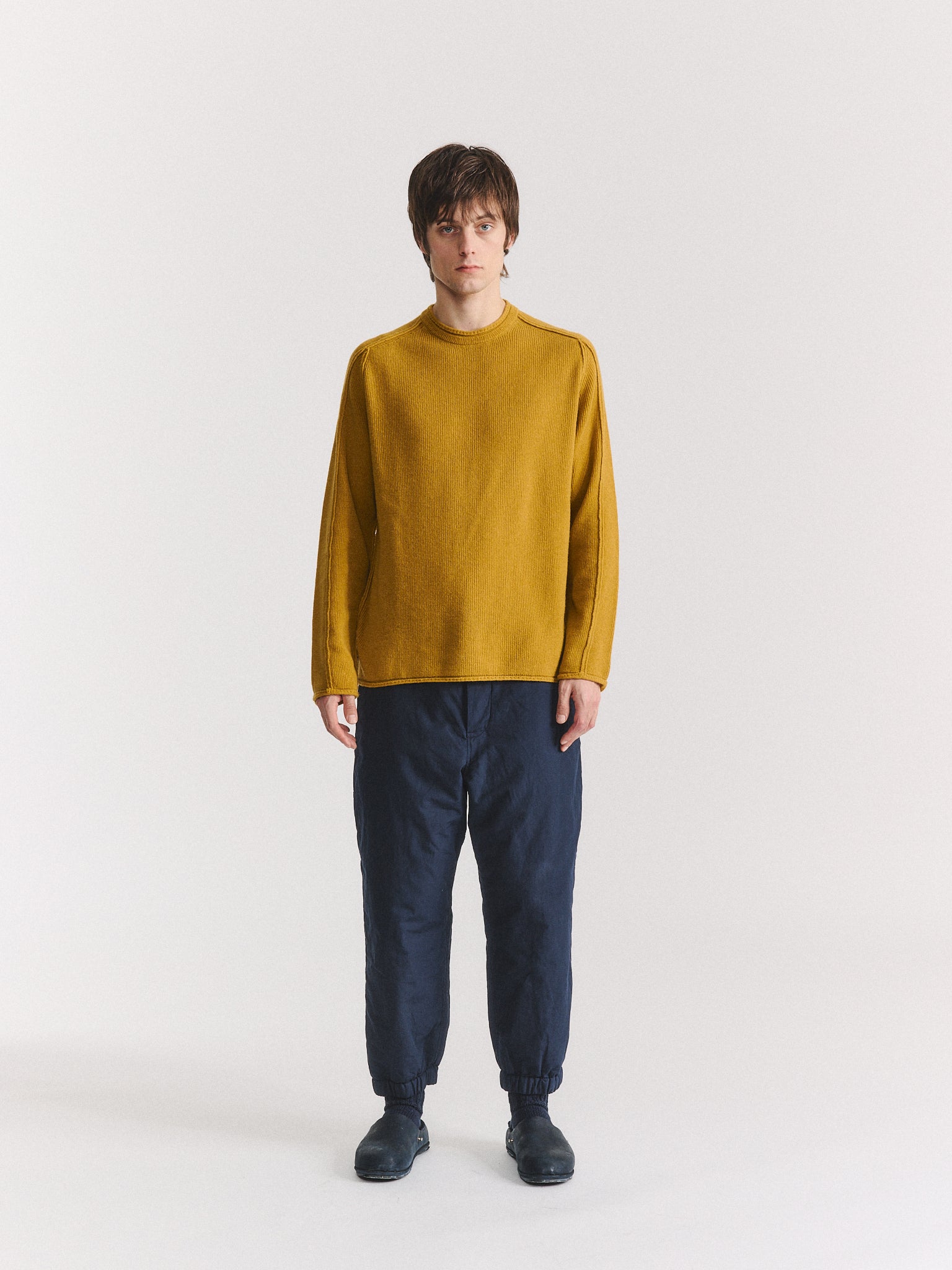 INSIDE OUT SEAM JUMPER - WOOCASH - CUMIN