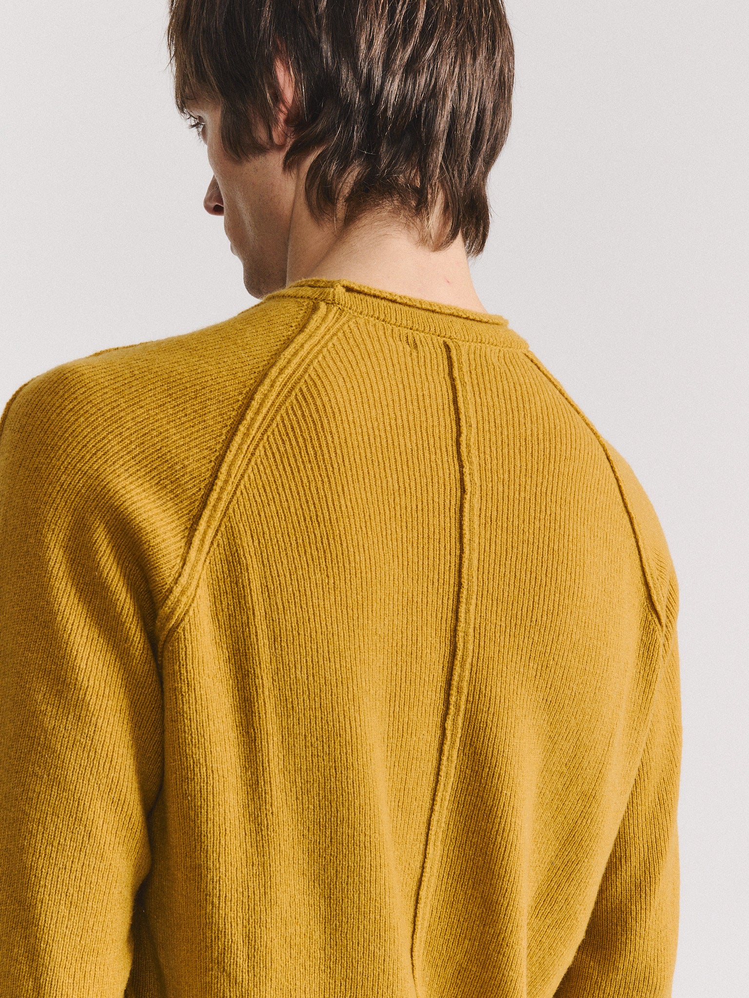 INSIDE OUT SEAM JUMPER - WOOCASH - CUMIN