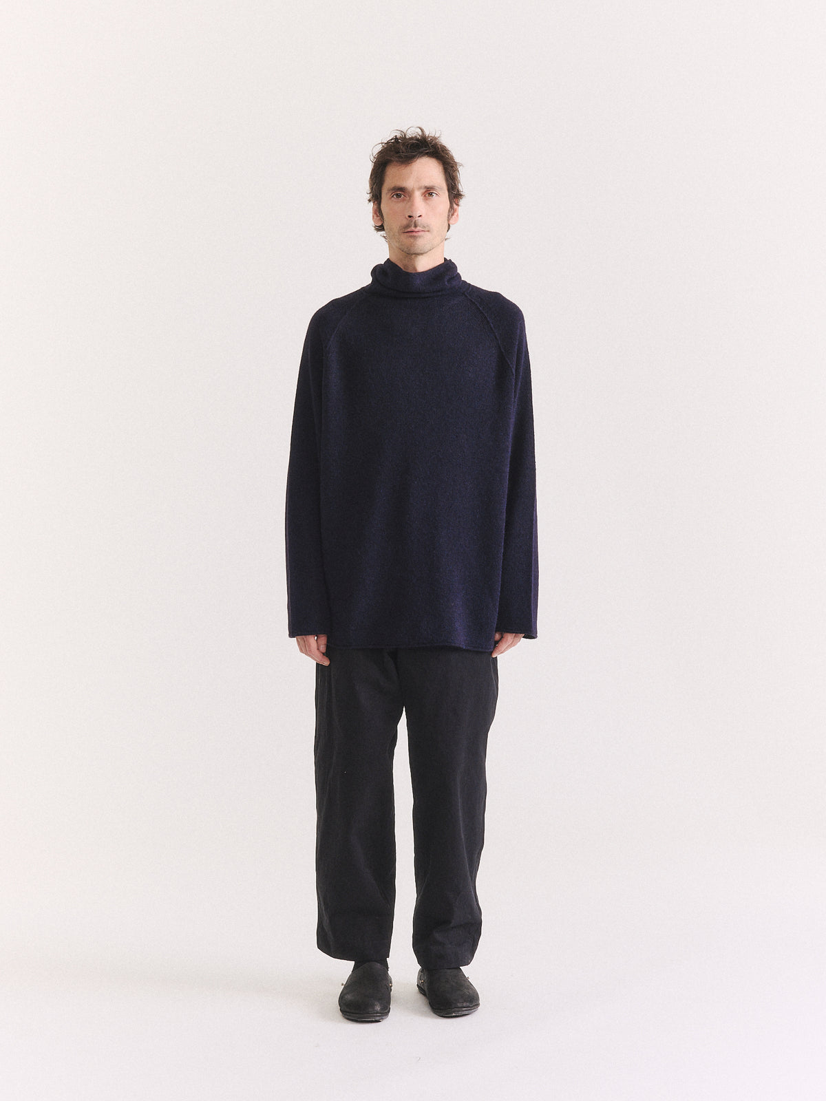 HIGH NECK JUMPER - ALPWO - NIGHT