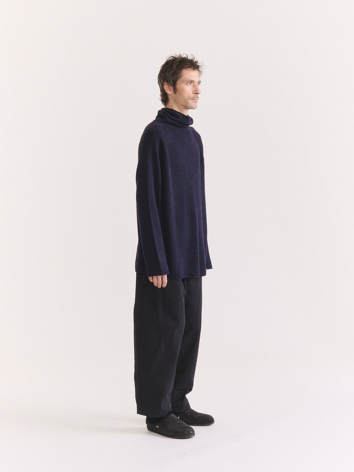 HIGH NECK JUMPER - ALPWO - NIGHT