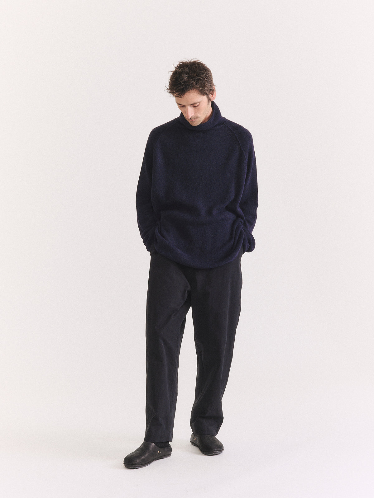 HIGH NECK JUMPER - ALPWO - NIGHT