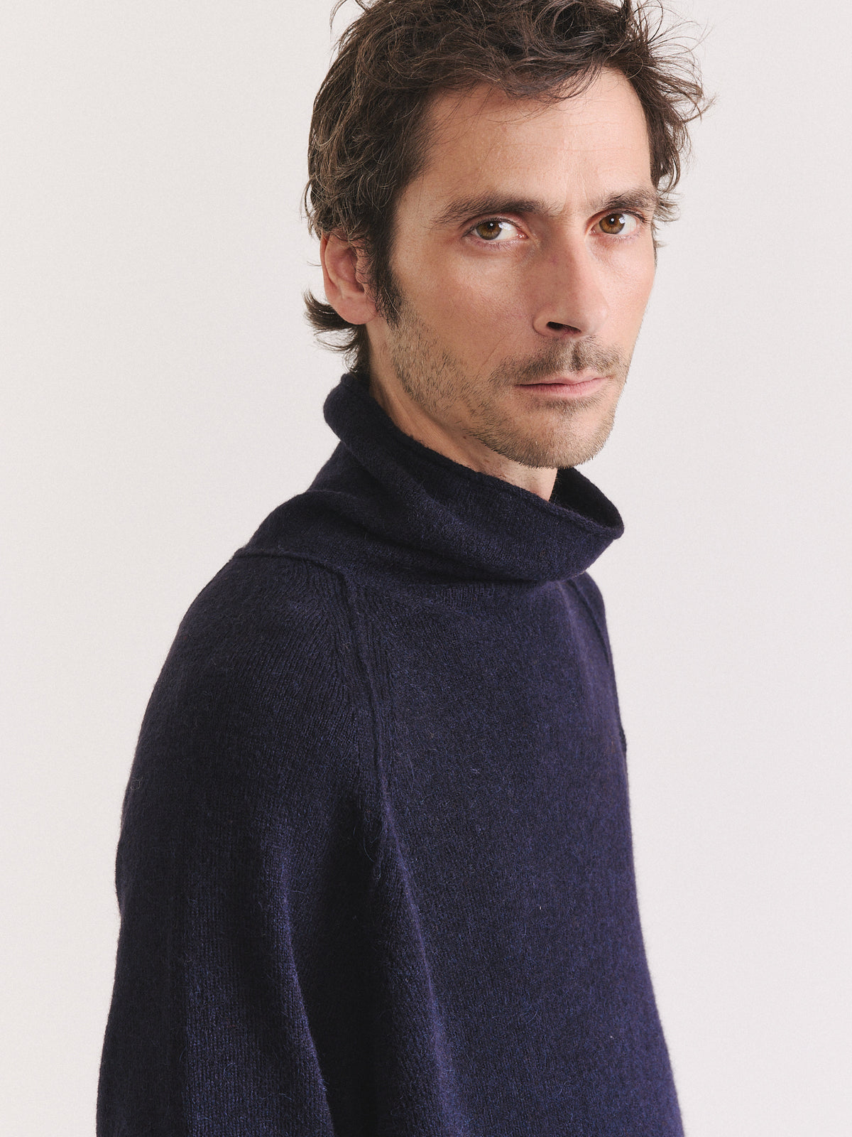 HIGH NECK JUMPER - ALPWO - NIGHT
