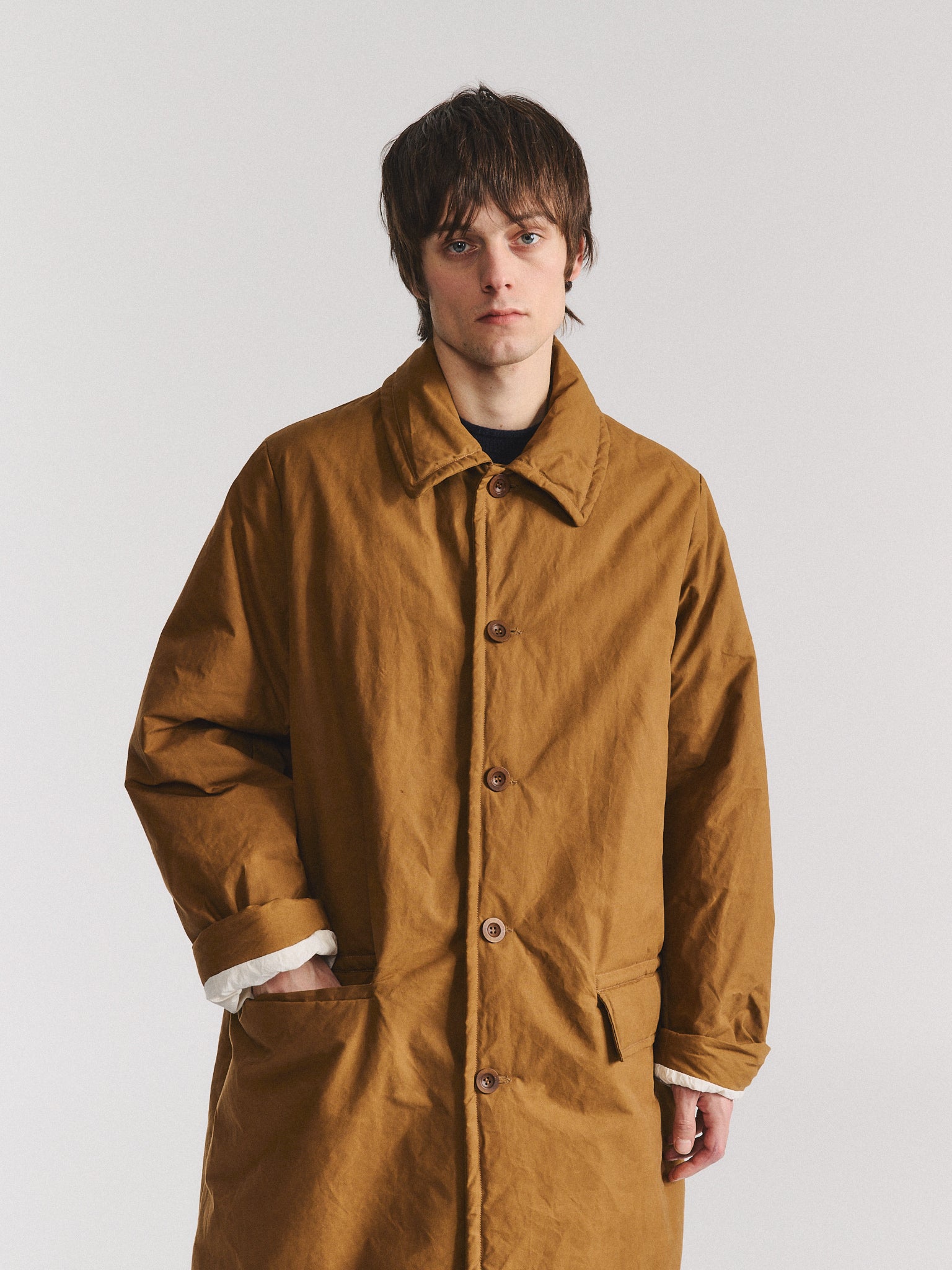 MILU COAT - H WAX - RUSSET