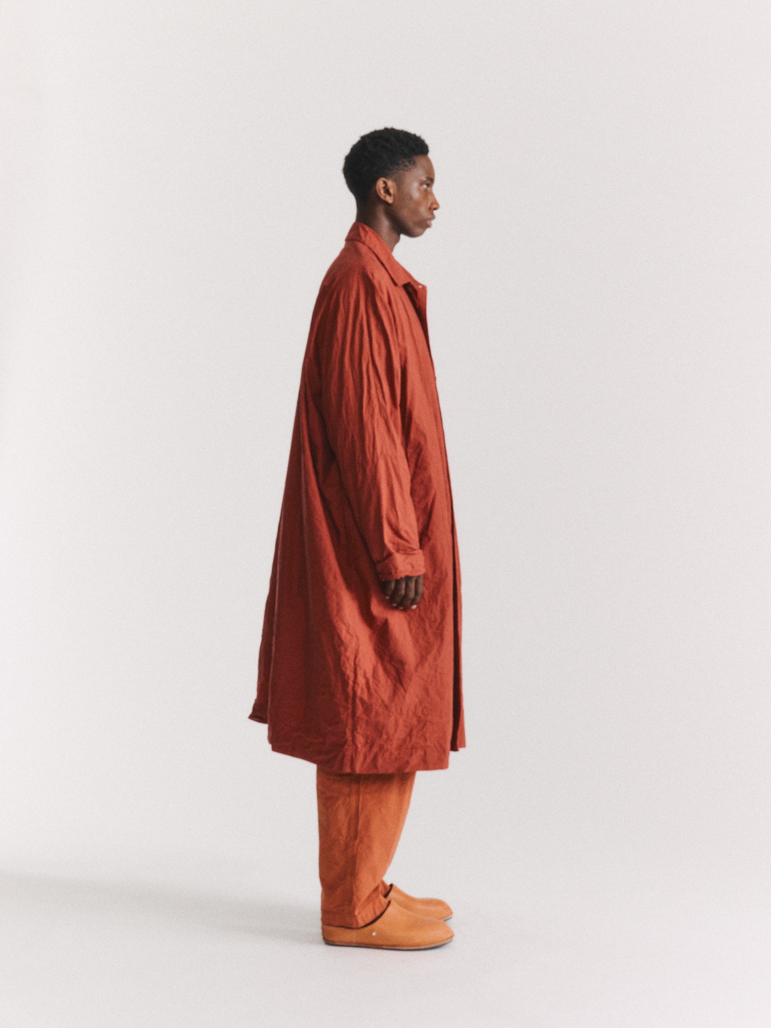 MANTEAU 2PCS - L WAX - TERRACOTTA