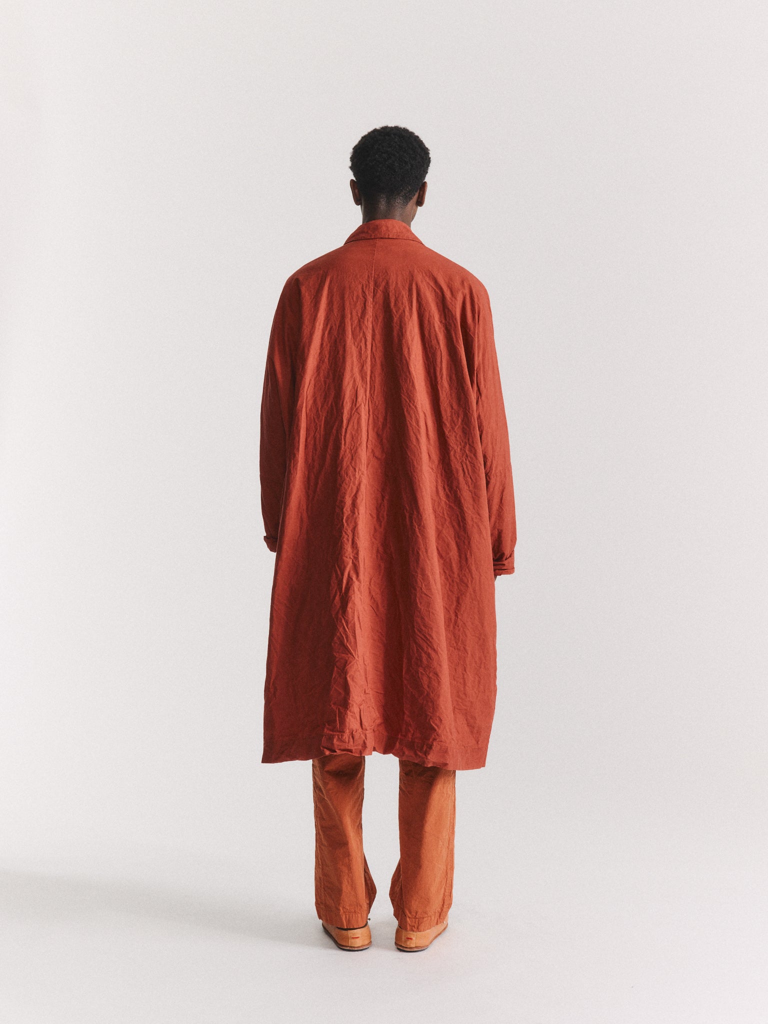 MANTEAU 2PCS - L WAX - TERRACOTTA