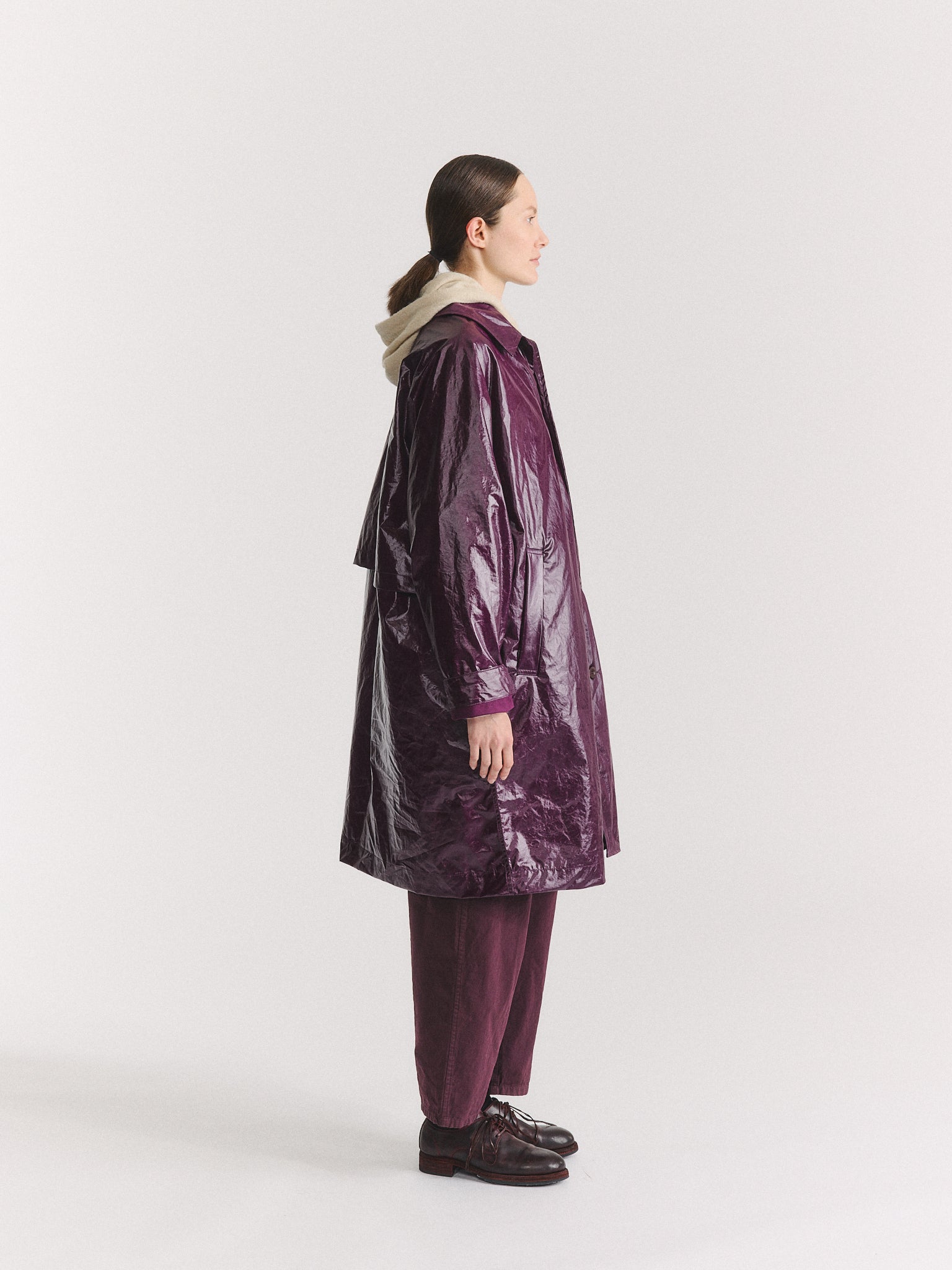 PECHE COAT - RAIN - BLACKBERRY