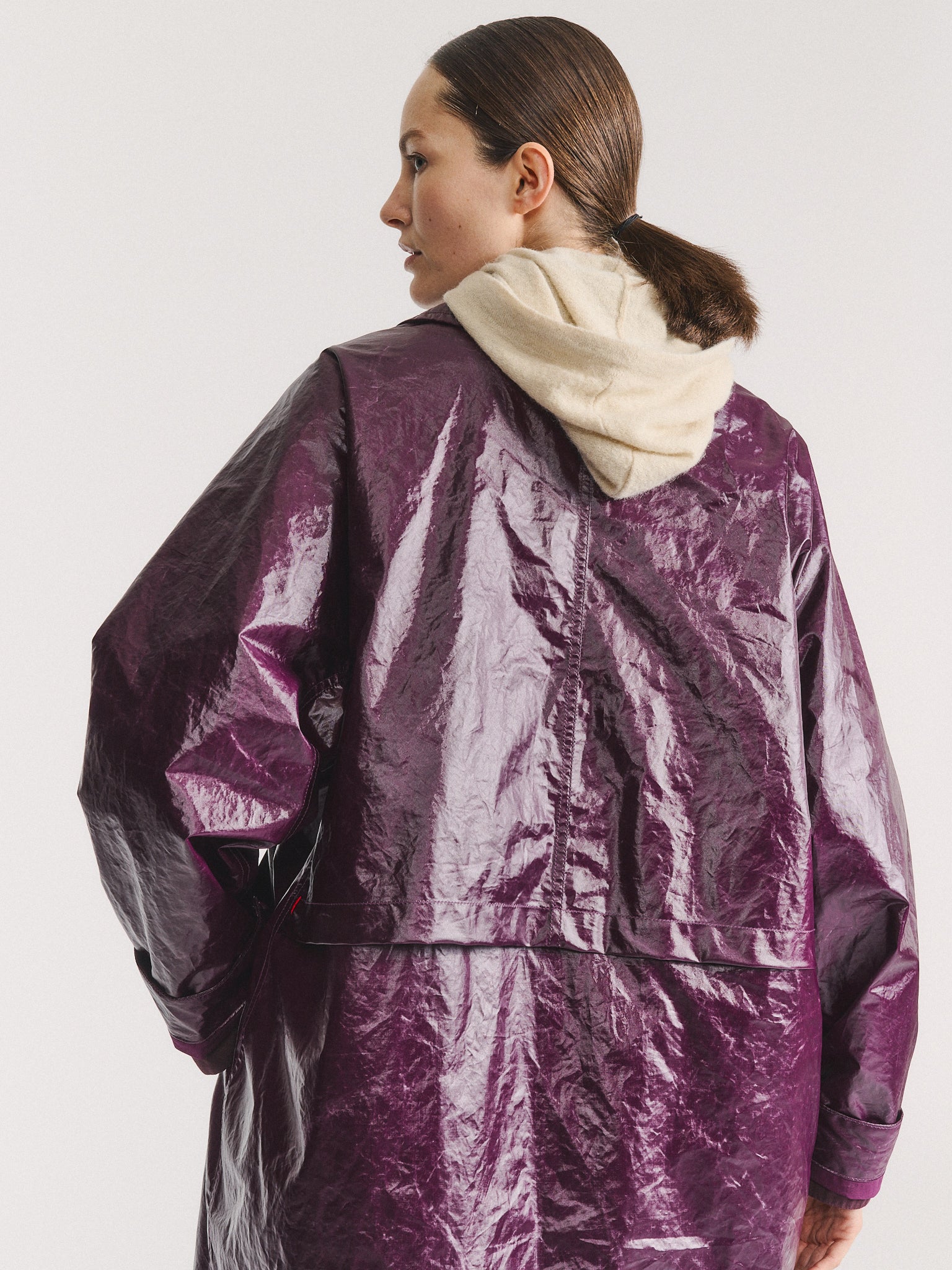 PECHE COAT - RAIN - BLACKBERRY
