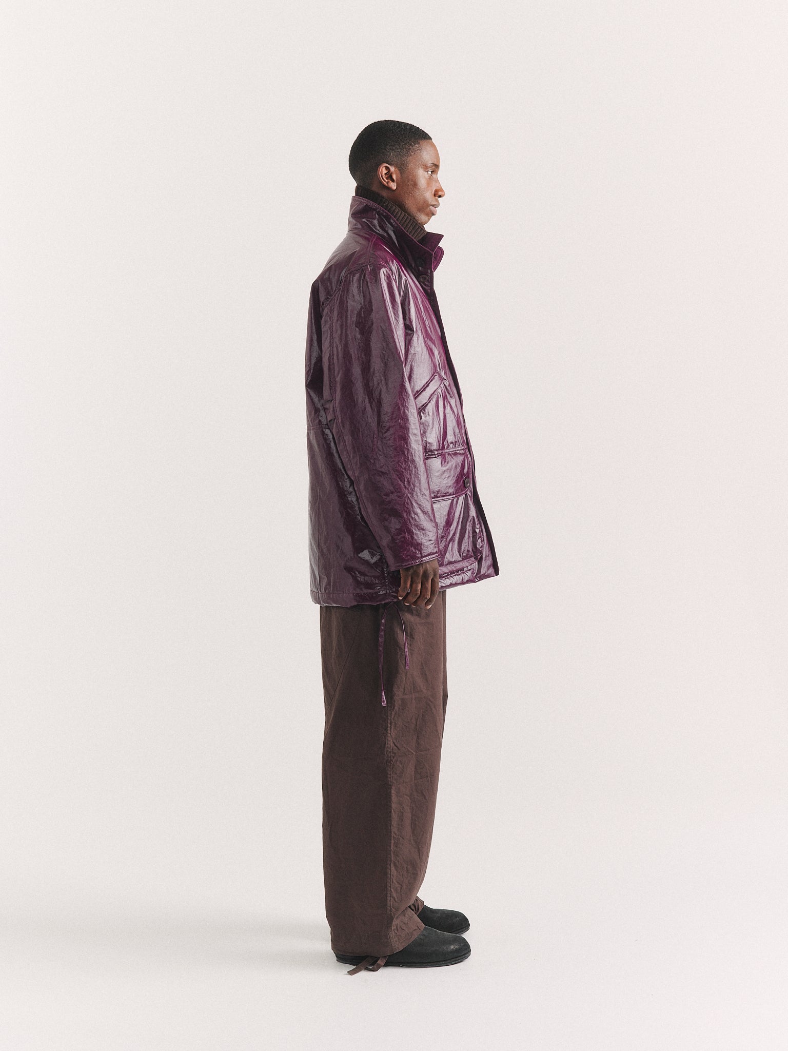 STORM PADDED PARKA - RAIN - BLACKBERRY