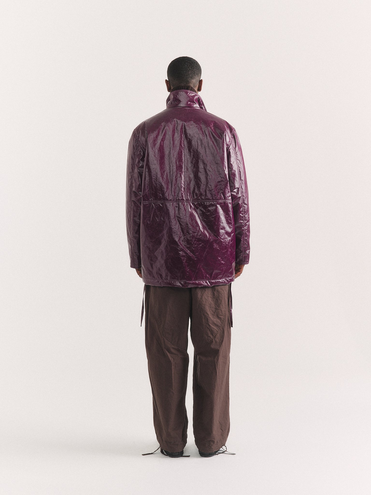 STORM PADDED PARKA - RAIN - BLACKBERRY