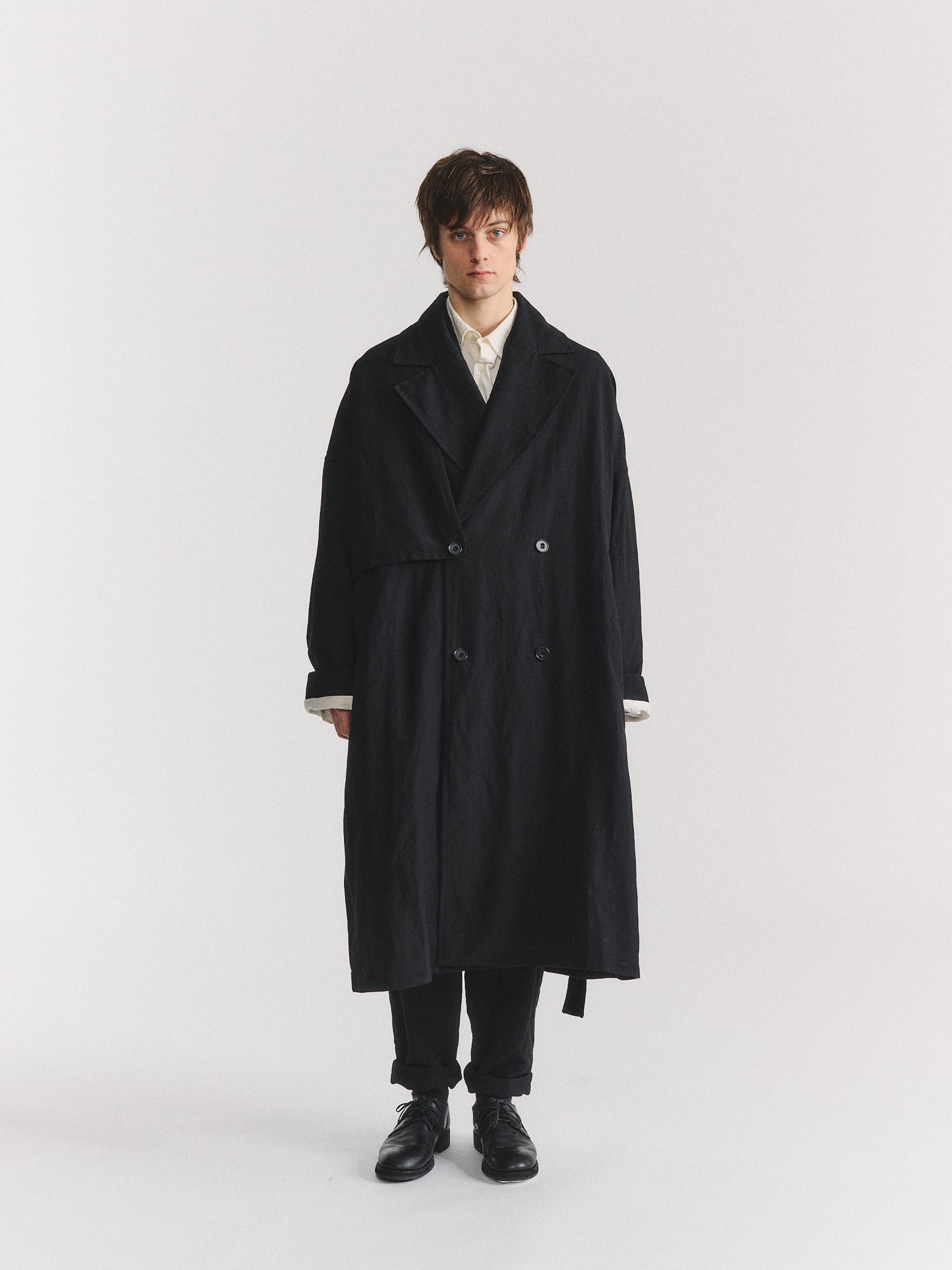 MANTEAU MOON - LIN LAINE - NOIR