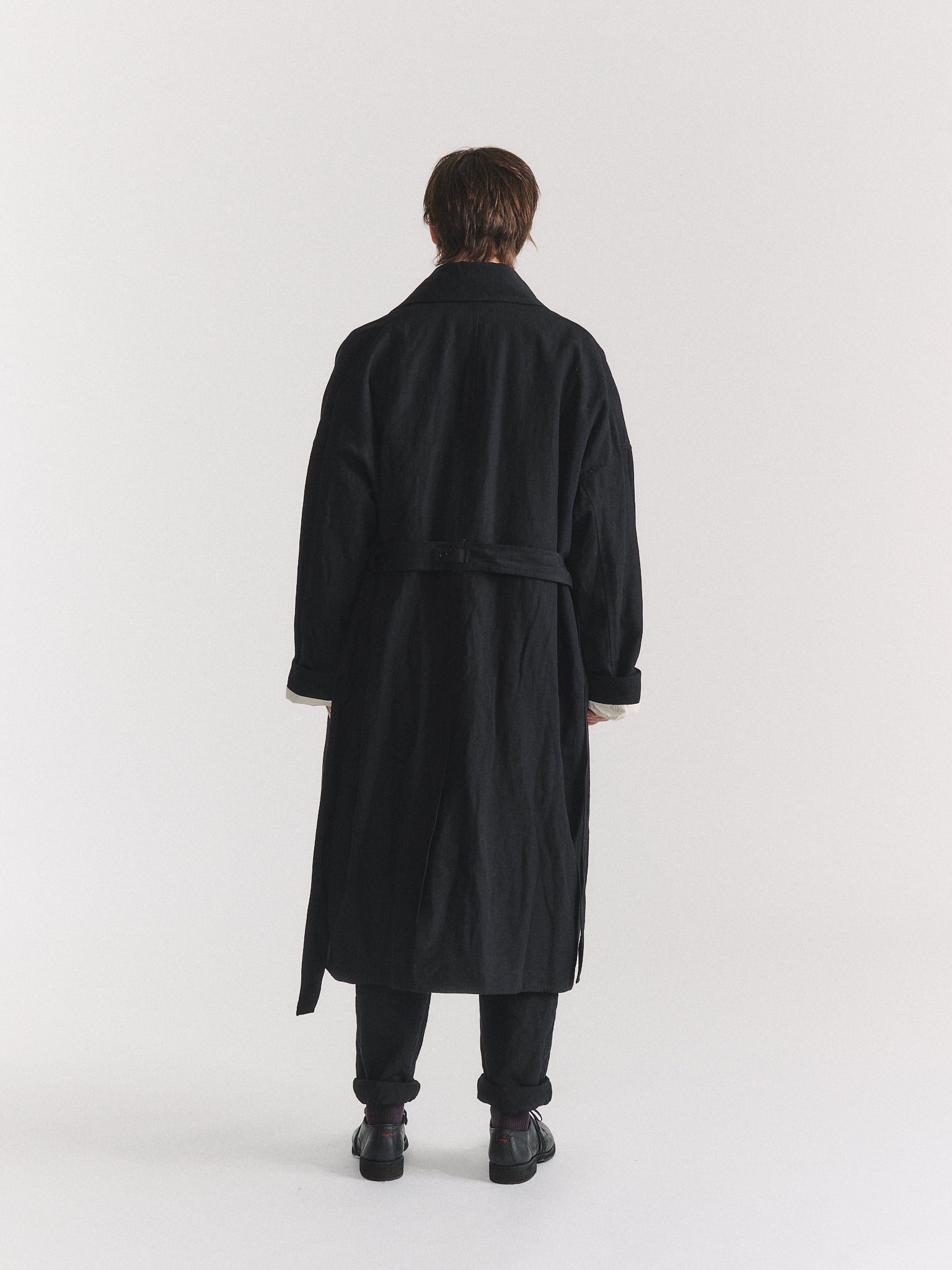 MANTEAU MOON - LIN LAINE - NOIR
