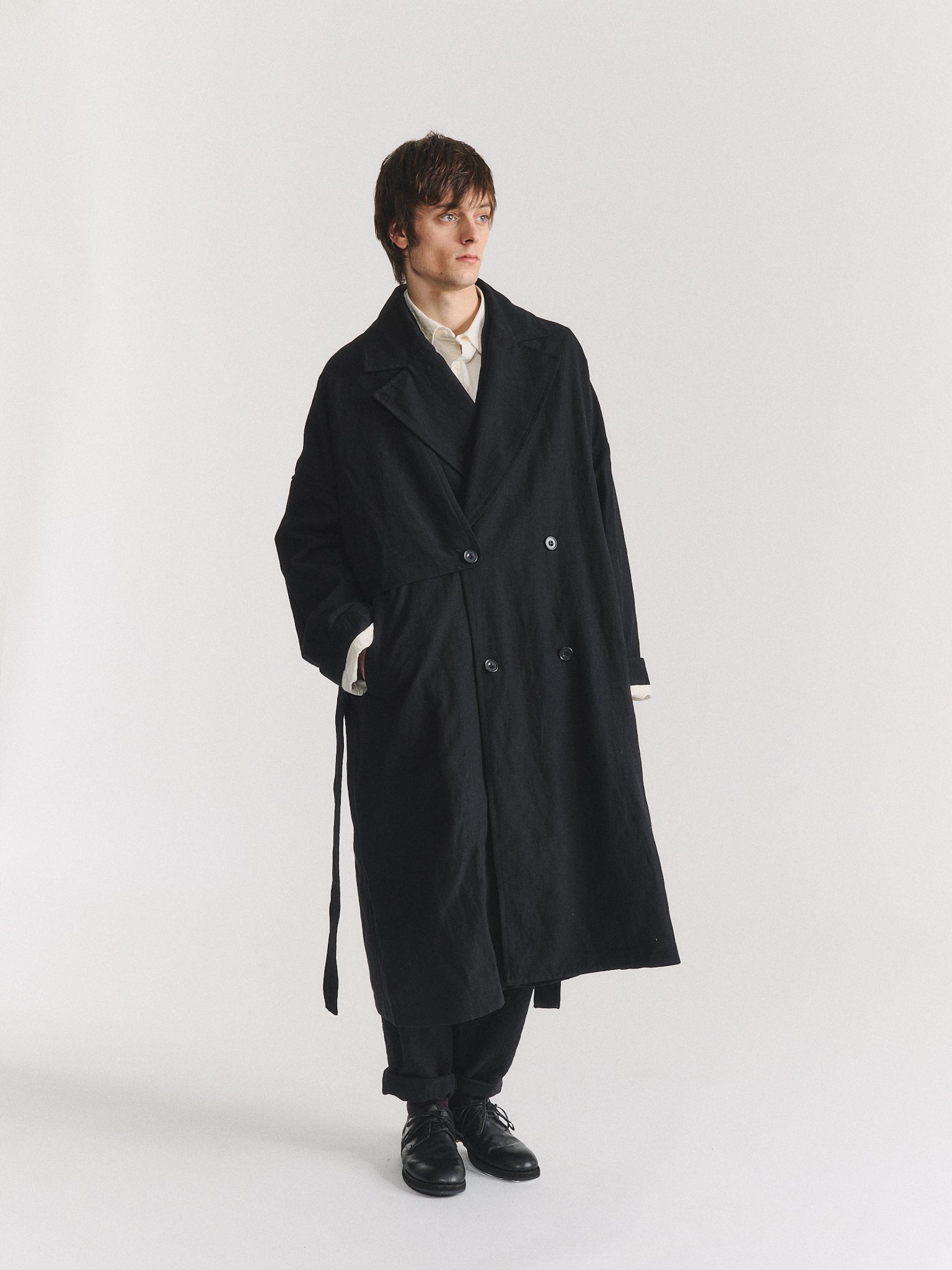 MANTEAU MOON - LIN LAINE - NOIR