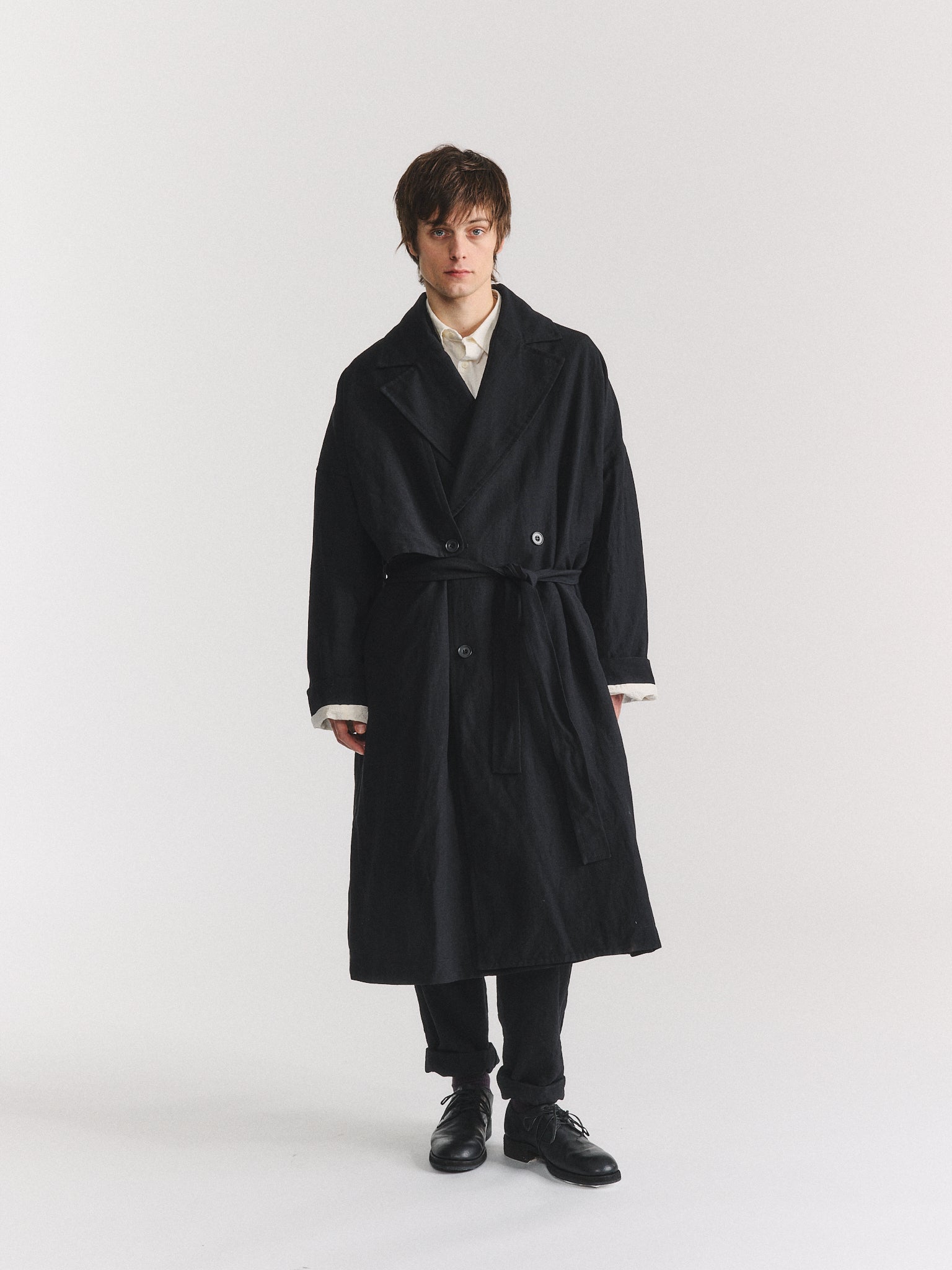 MANTEAU MOON - LIN LAINE - NOIR