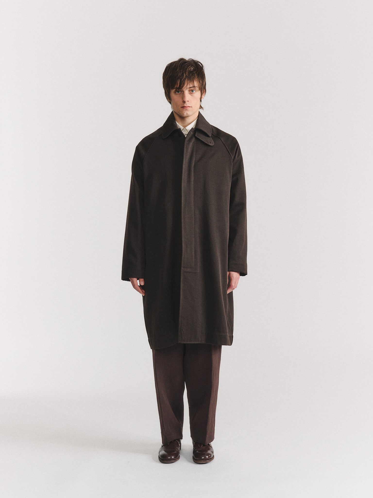 CARLYLE COAT - TWILL WOOL - BUNGA
