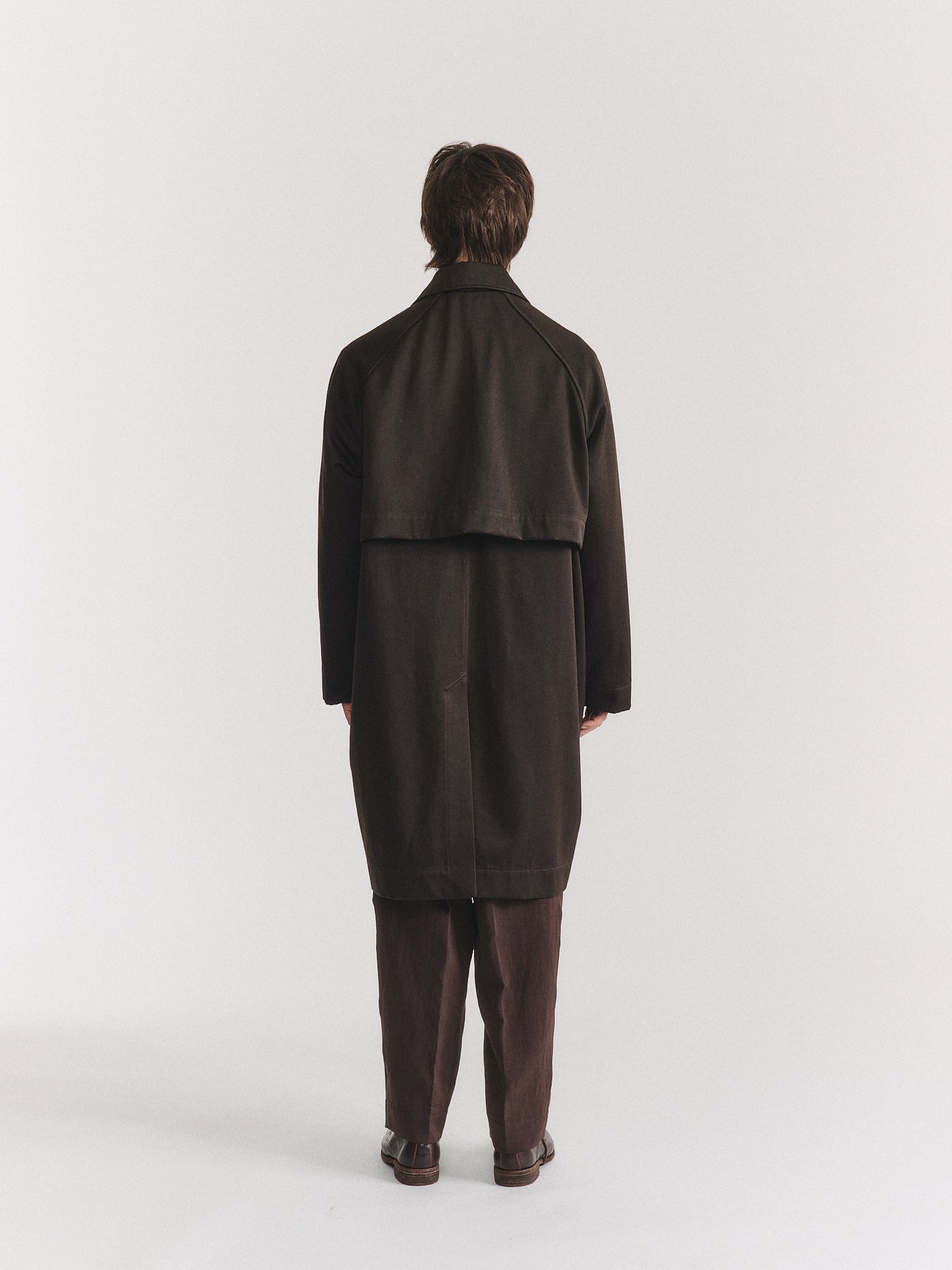 CARLYLE COAT - TWILL WOOL - BUNGA