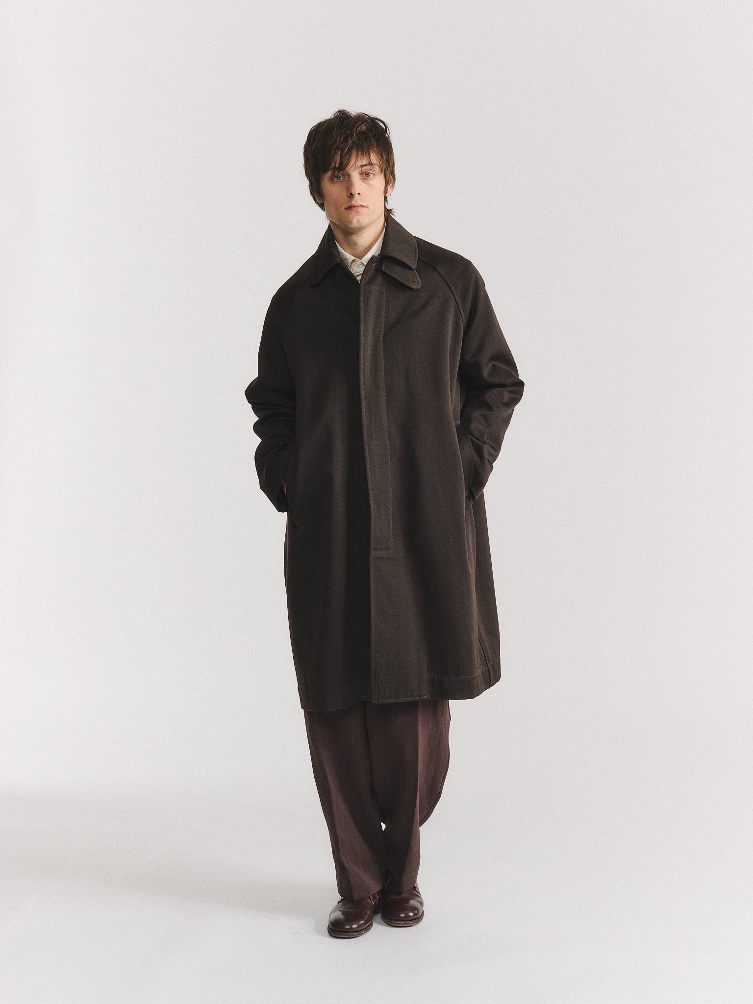CARLYLE COAT - TWILL WOOL - BUNGA