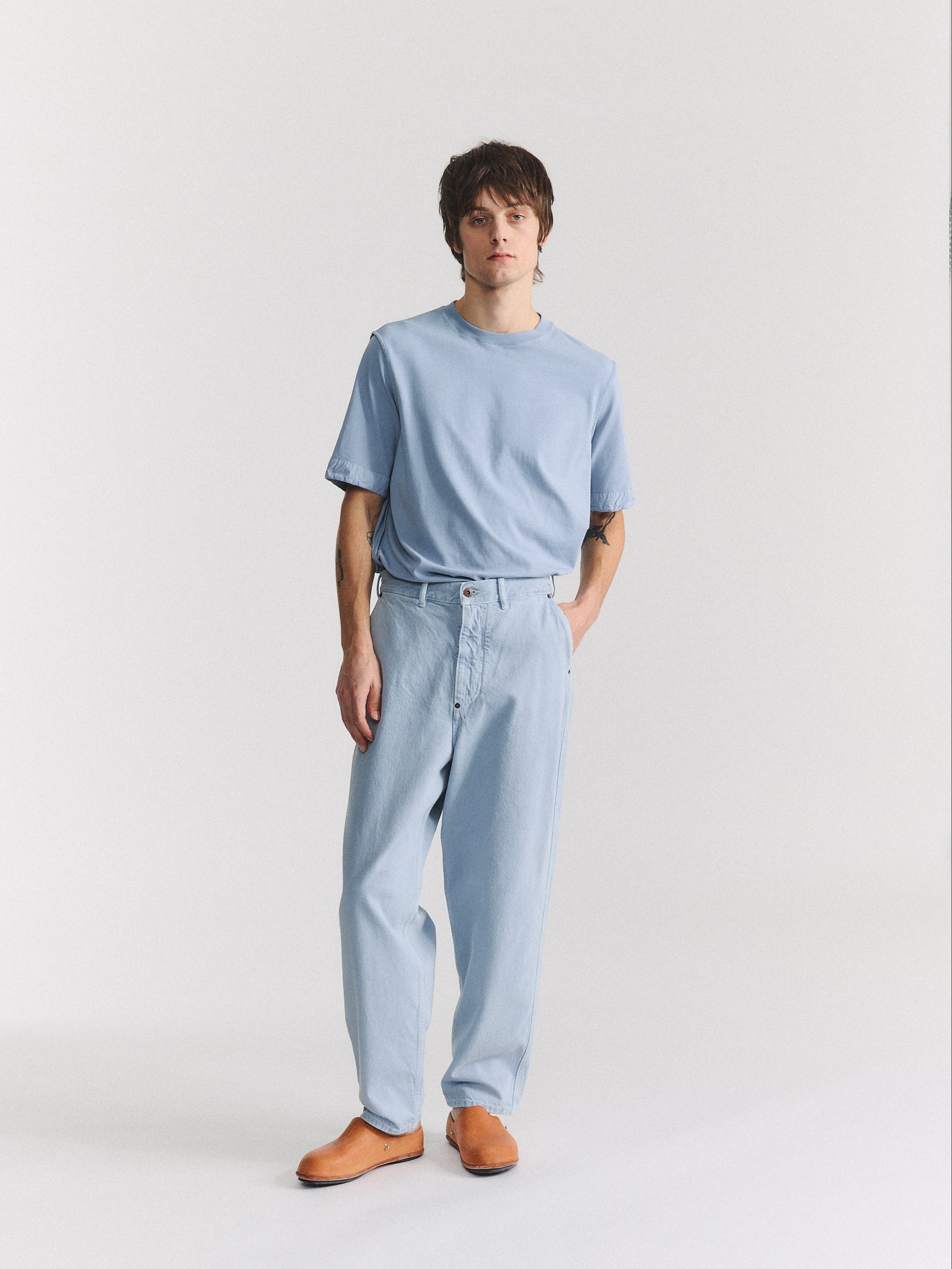 LEONARDO PANT - H DENIM - GLACIER