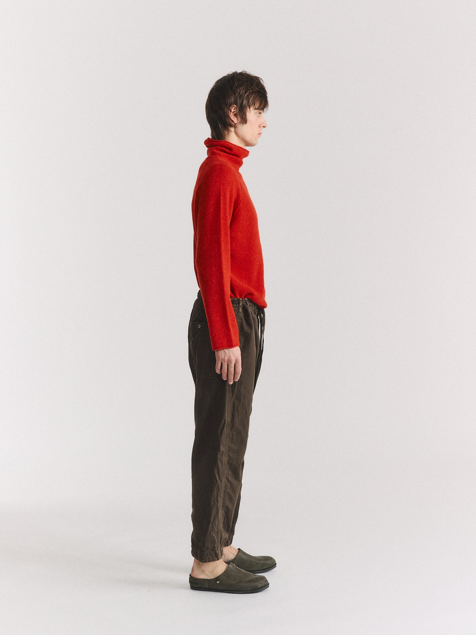TIE ME UP PANT - L DENIM - EARTH