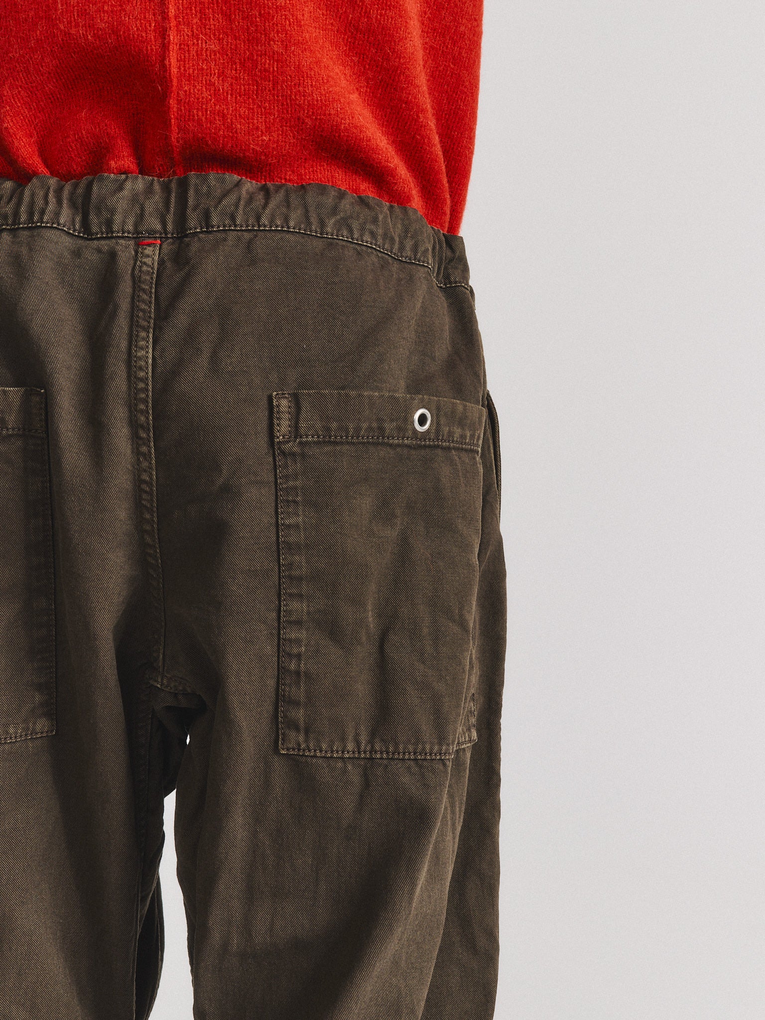TIE ME UP PANT - L DENIM - EARTH