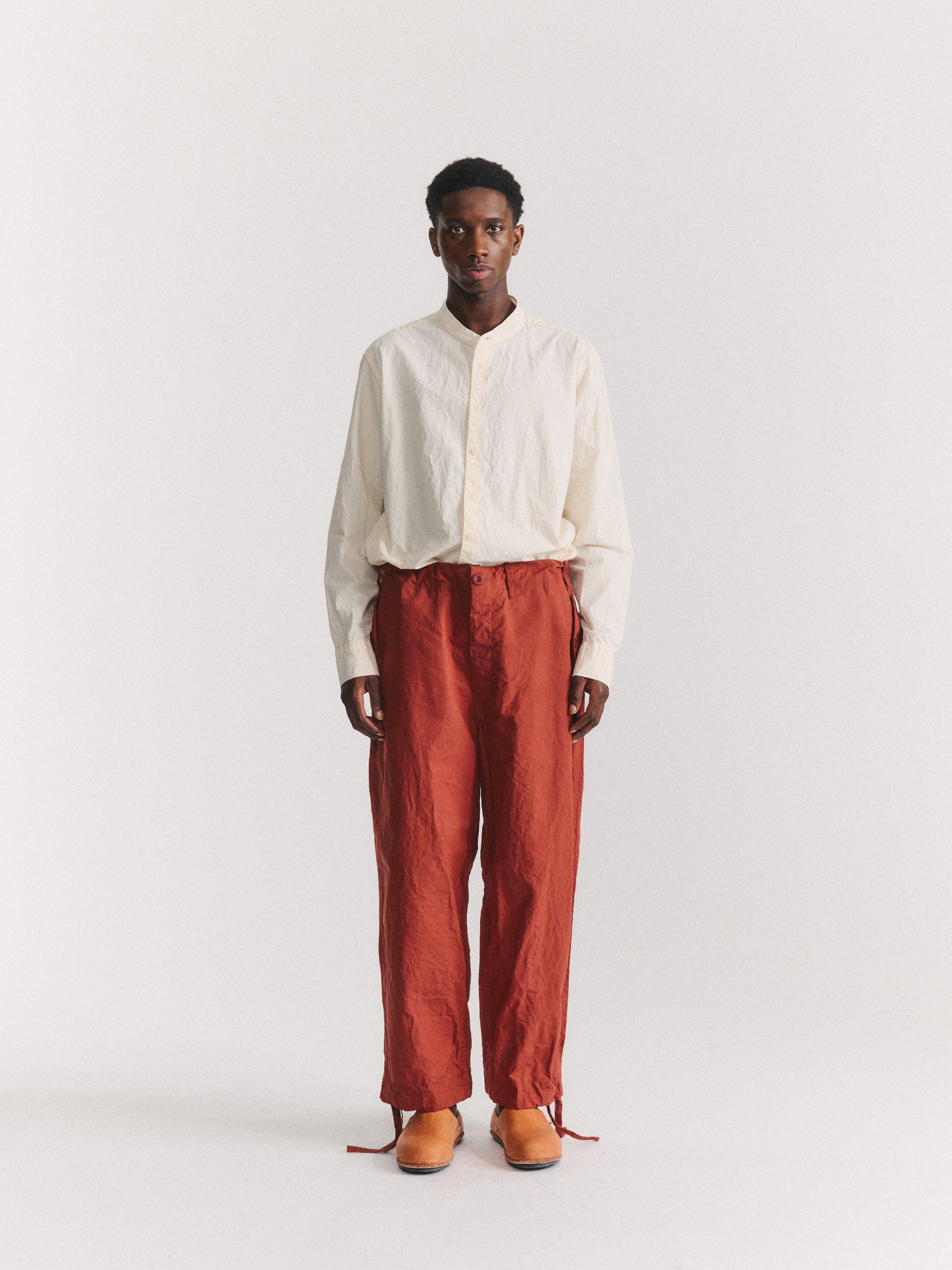 ABEL PANT - L WAX - TERRACOTTA