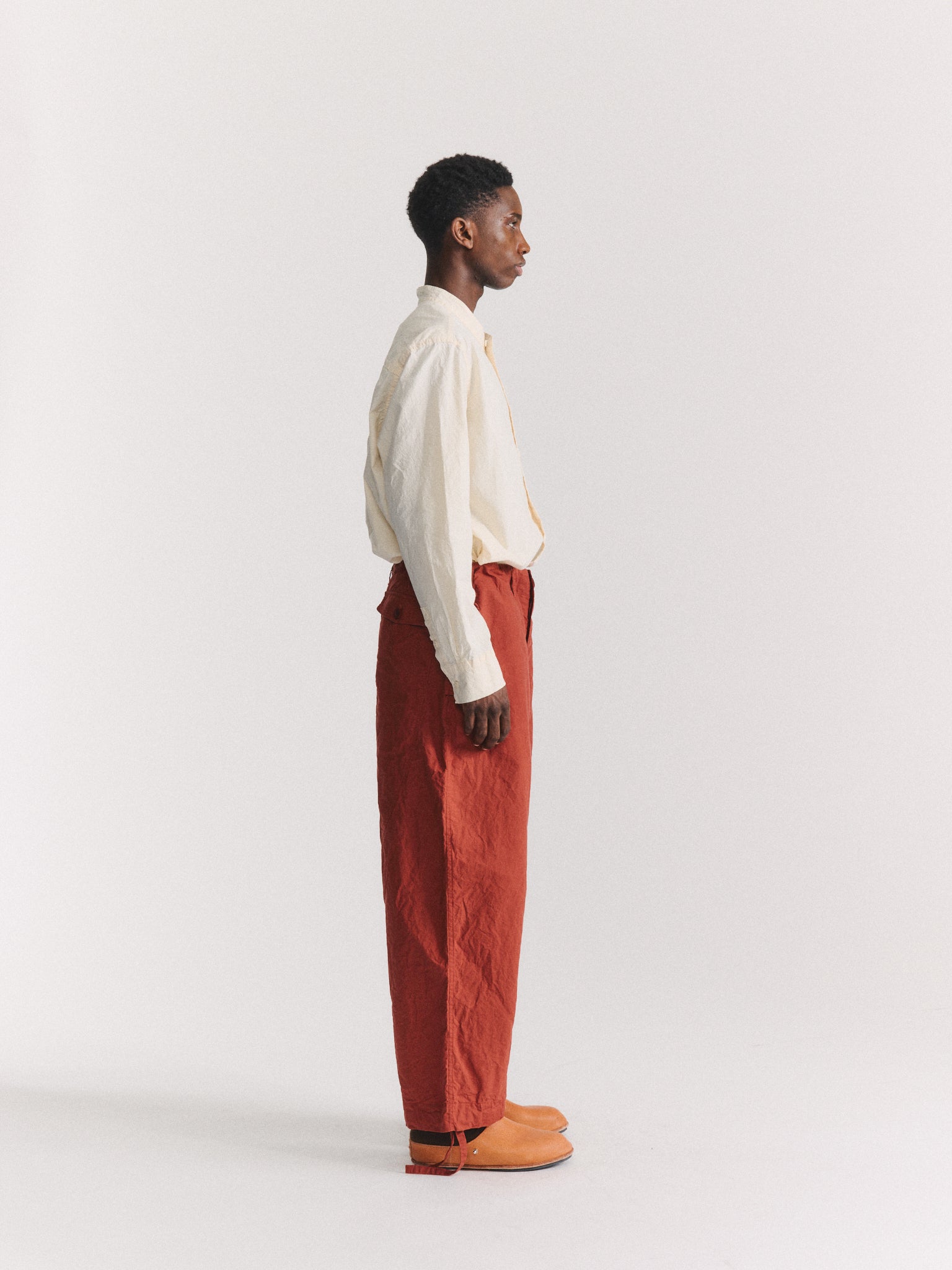 ABEL PANT - L WAX - TERRACOTTA