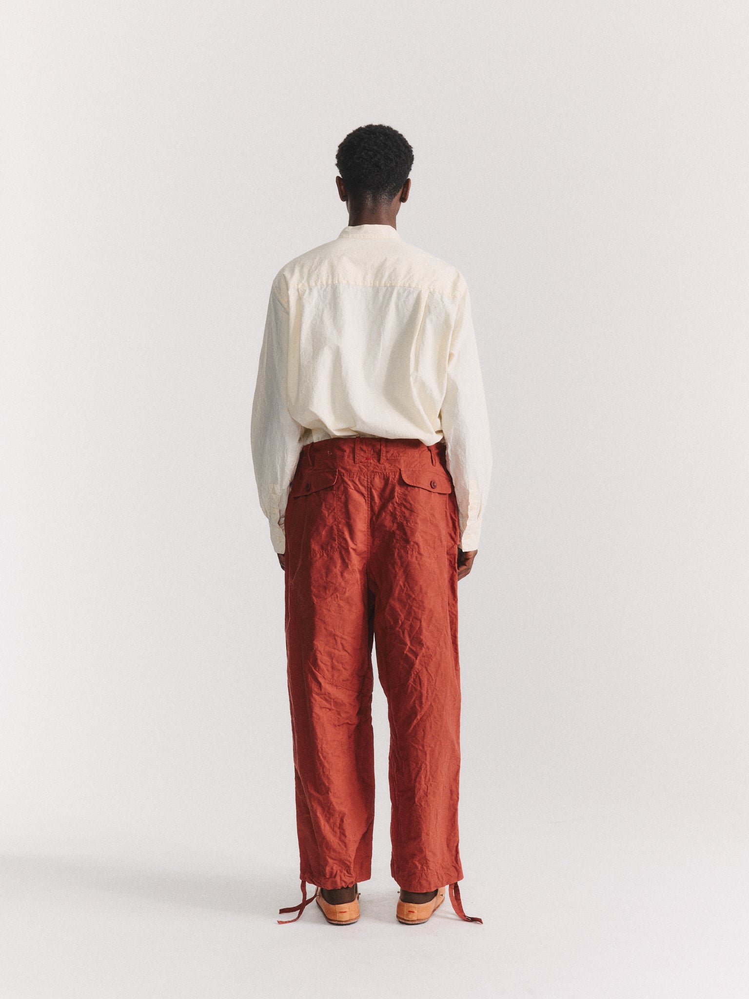 ABEL PANT - L WAX - TERRACOTTA