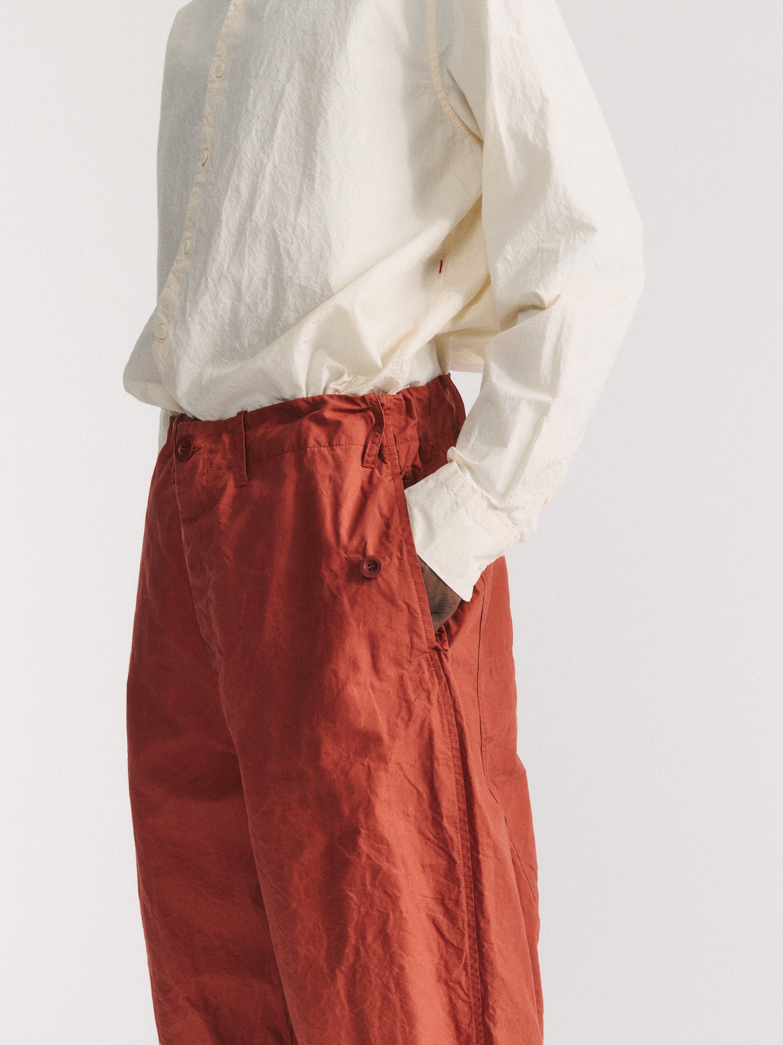 ABEL PANT - L WAX - TERRACOTTA