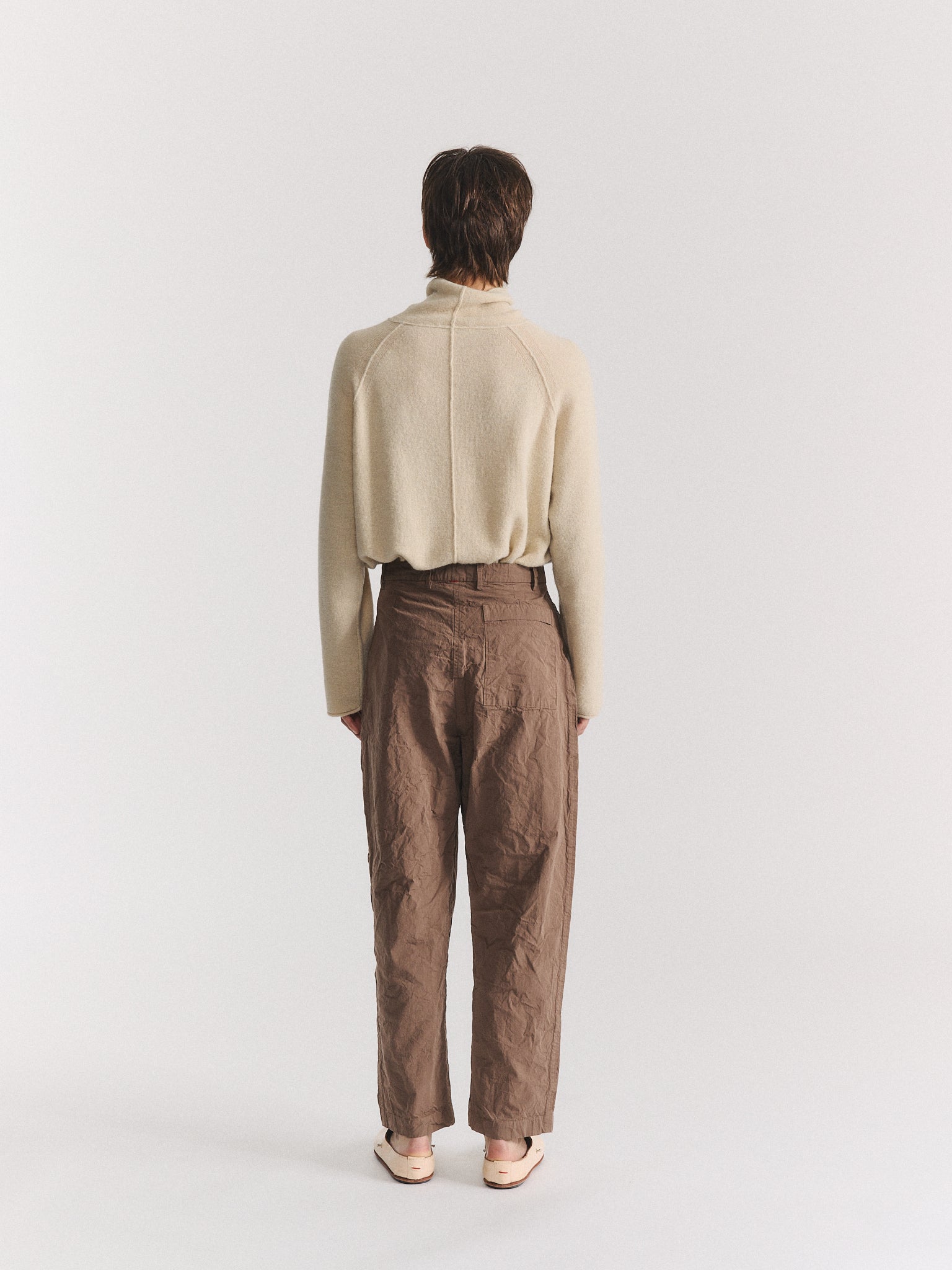 BASIL PANT - PAPER COT - CLAY