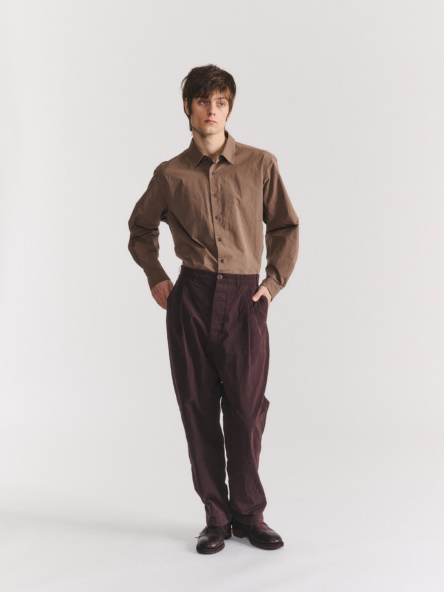 BASIL PANT - PAPER COT - EBONY