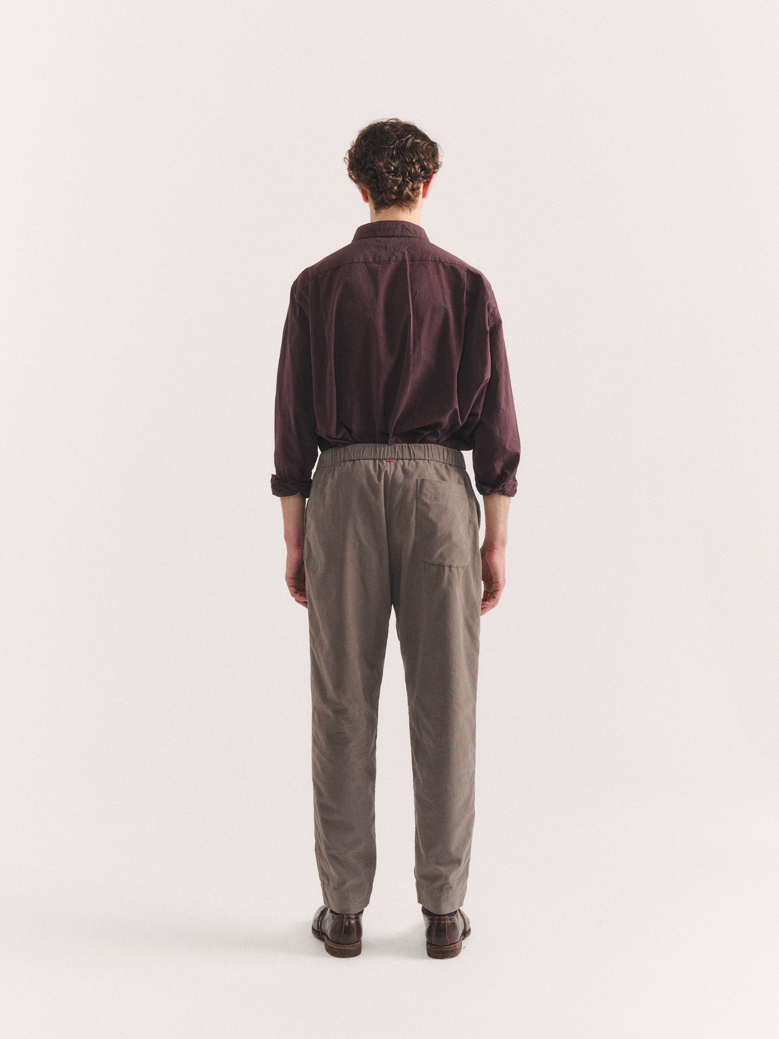 JOG AH PANTS - PIN CORD - LIGHT KHAKI