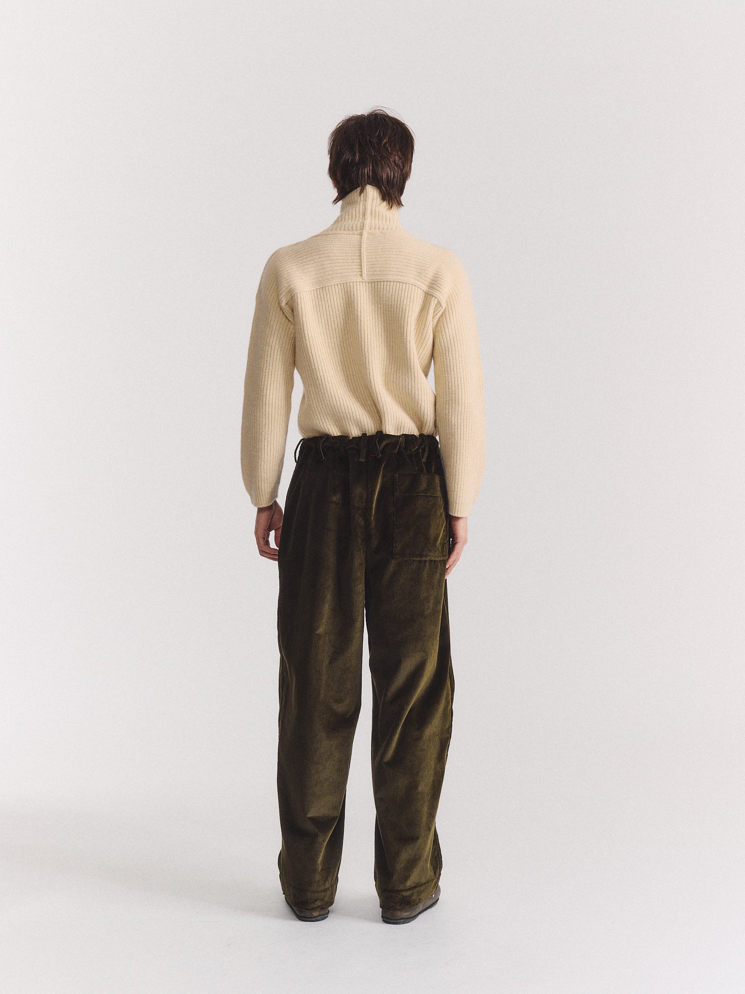 ABELLO PANT - H CORD - MOSS