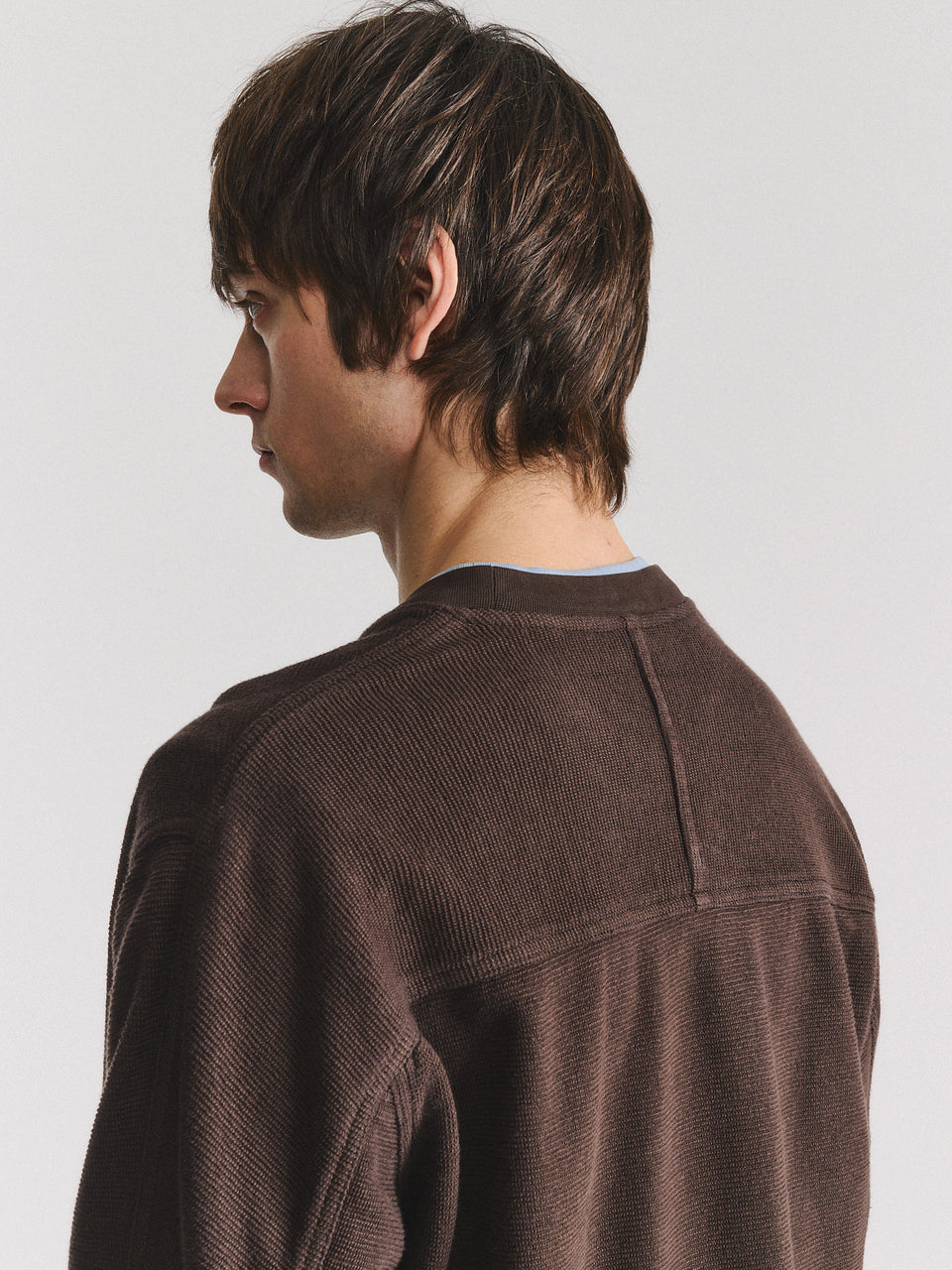 WORKWEAR SWEATSHIRT - WEAVY JERSEY - DARK BROWN