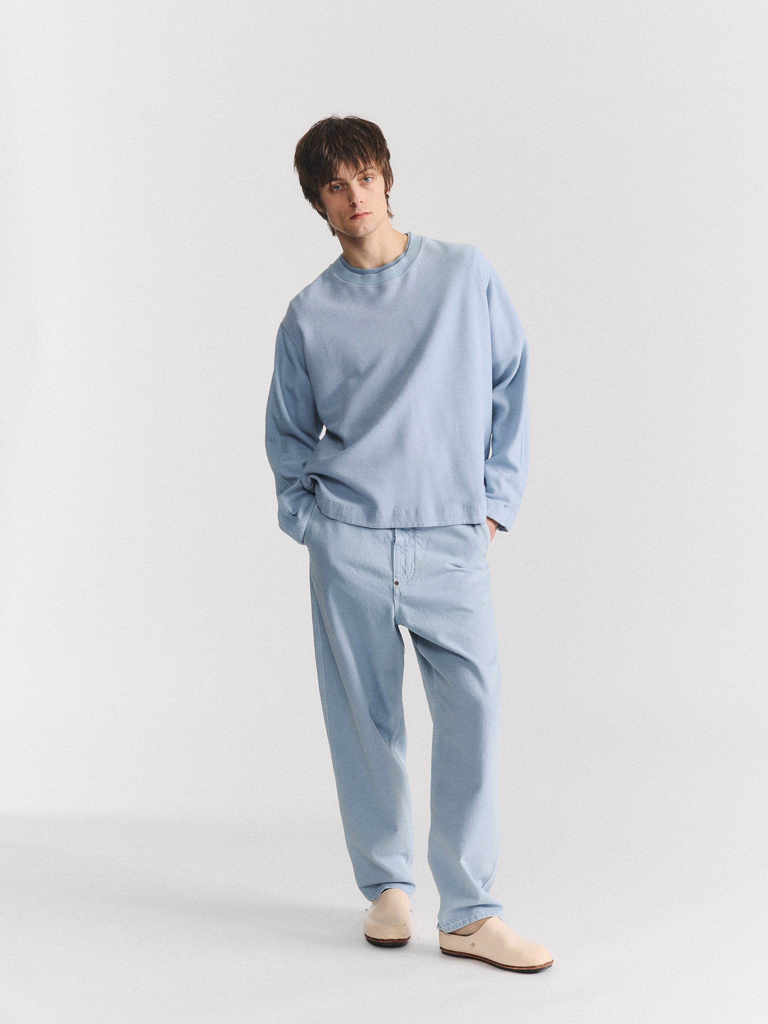 WORKWEAR SWEATSHIRT - WEAVY JERSEY - GLACIER
