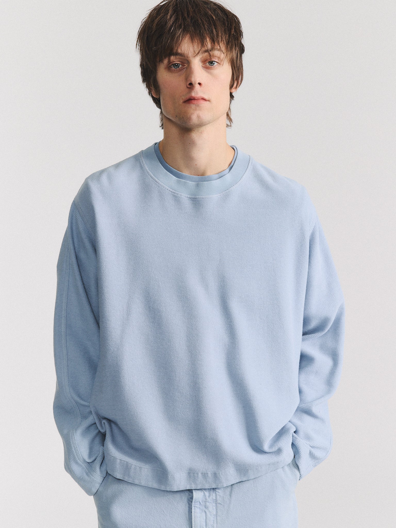 WORKWEAR SWEATSHIRT - WEAVY JERSEY - GLACIER