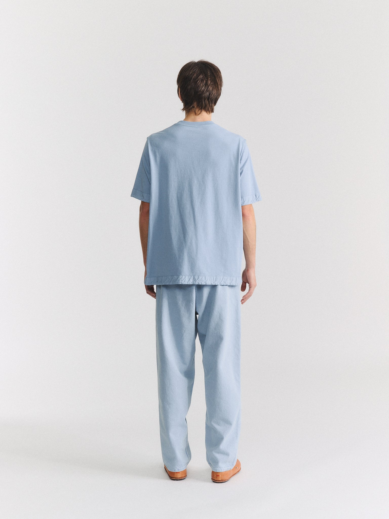 FELIX SHORT SLEEVES  T-SHIRT - HEAVY JERSEY - GLACIER