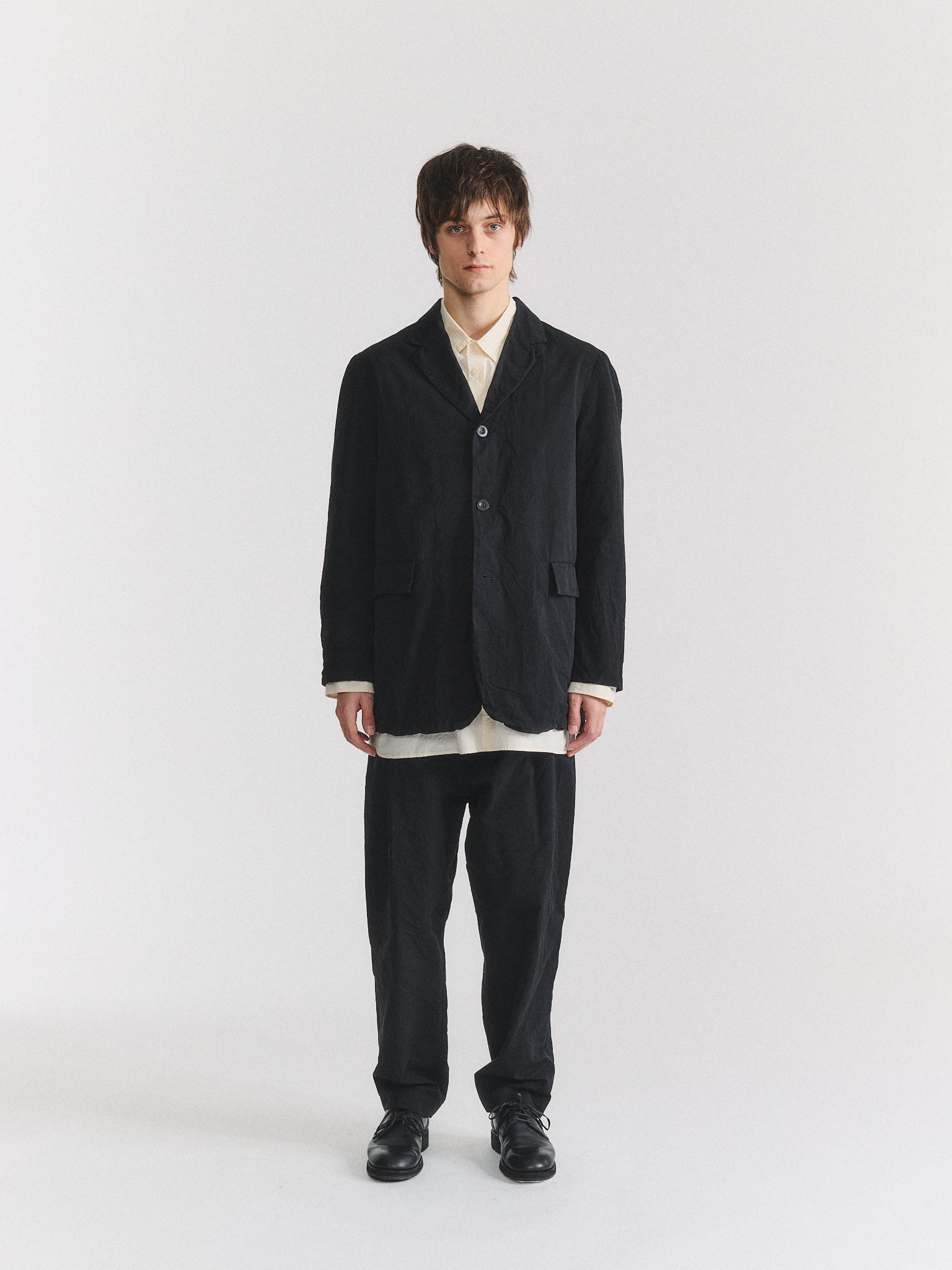 J JACKET - PAPER COT - BLACK