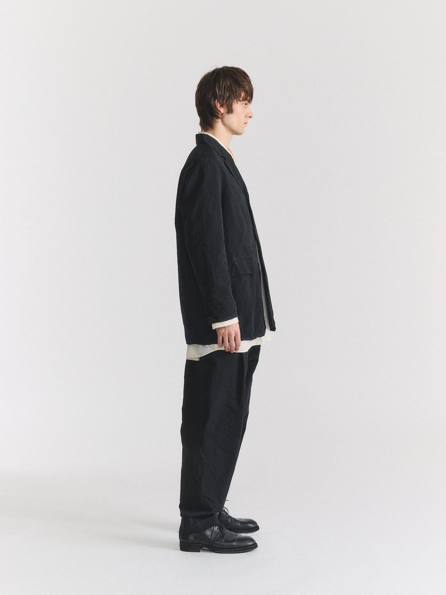 J JACKET - PAPER COT - BLACK
