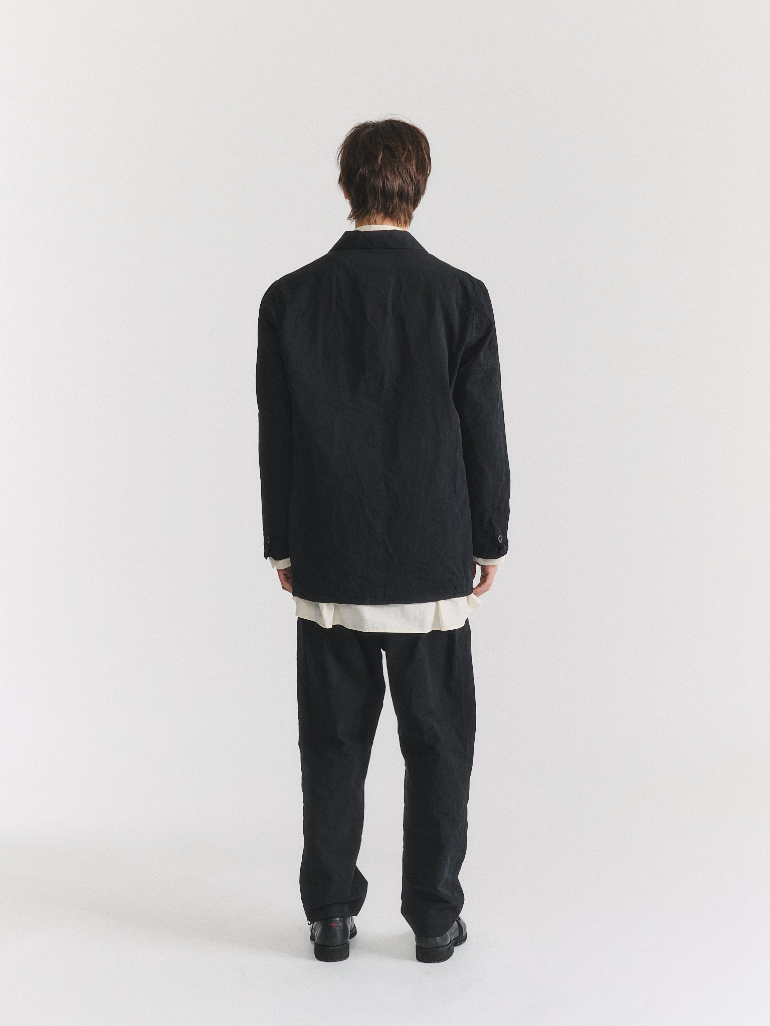 J JACKET - PAPER COT - BLACK