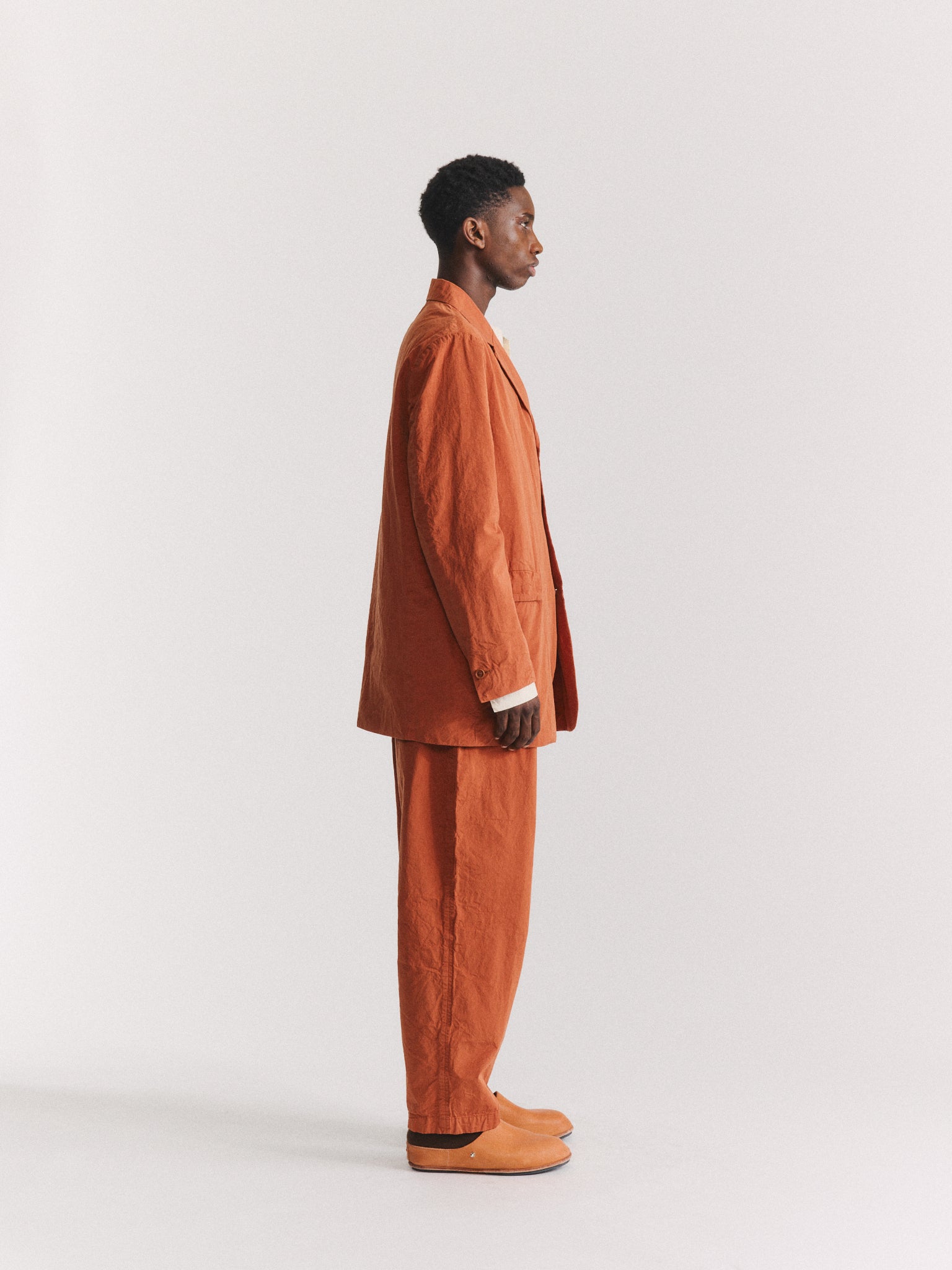 J JACKET - PAPER COT - BRICK