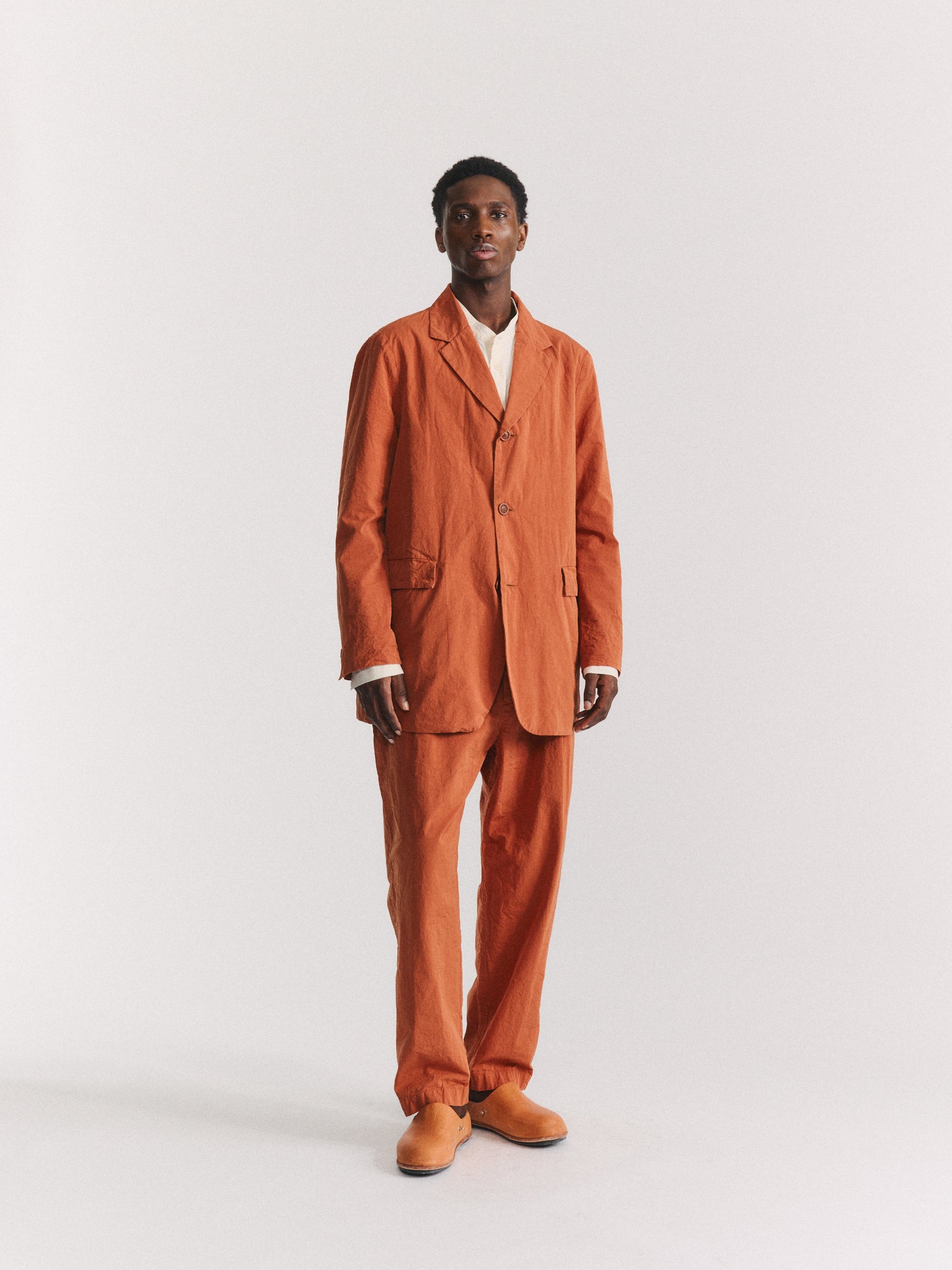 J JACKET - PAPER COT - BRICK