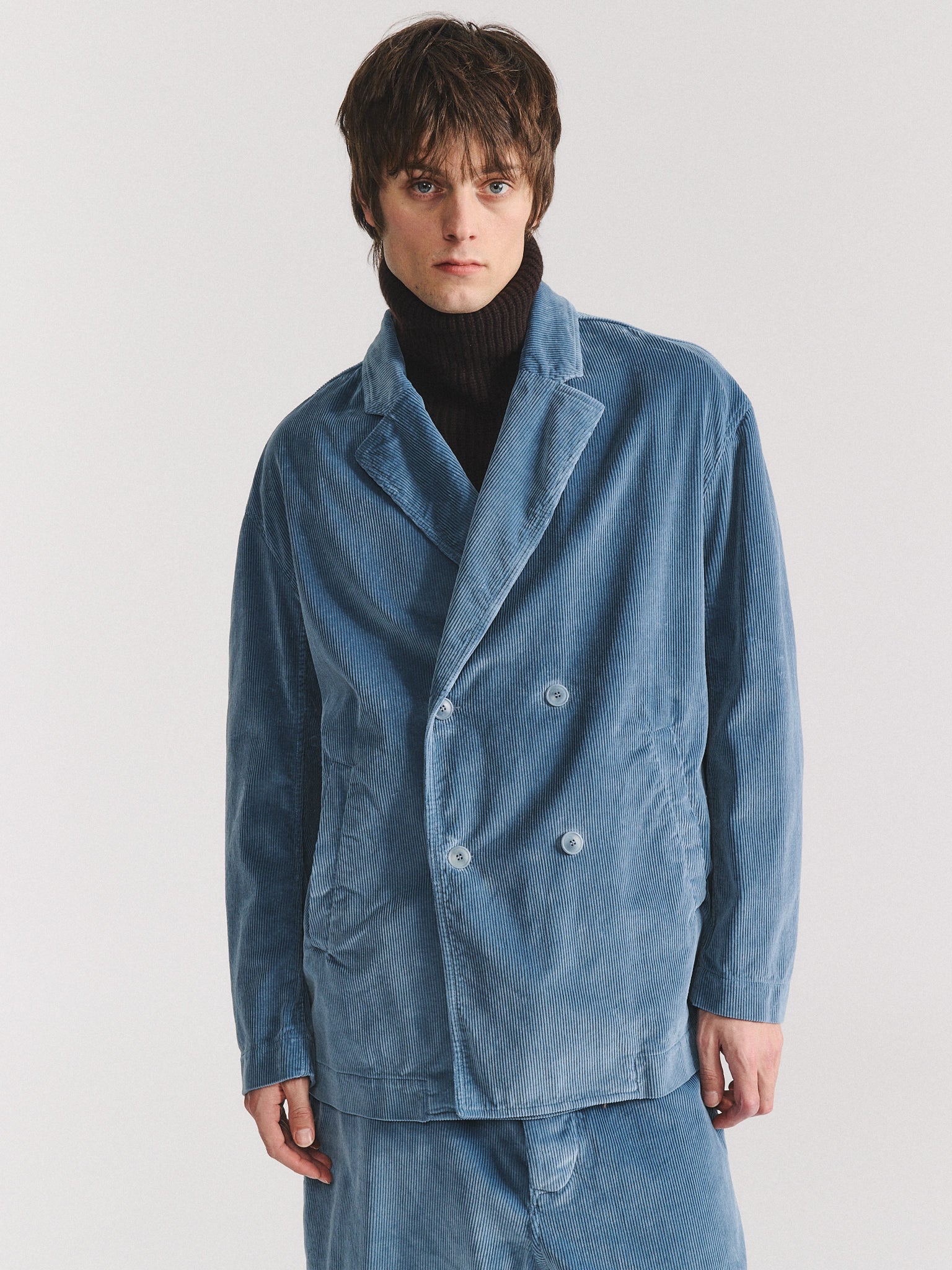 BRETT JACKET - H CORD - ICE