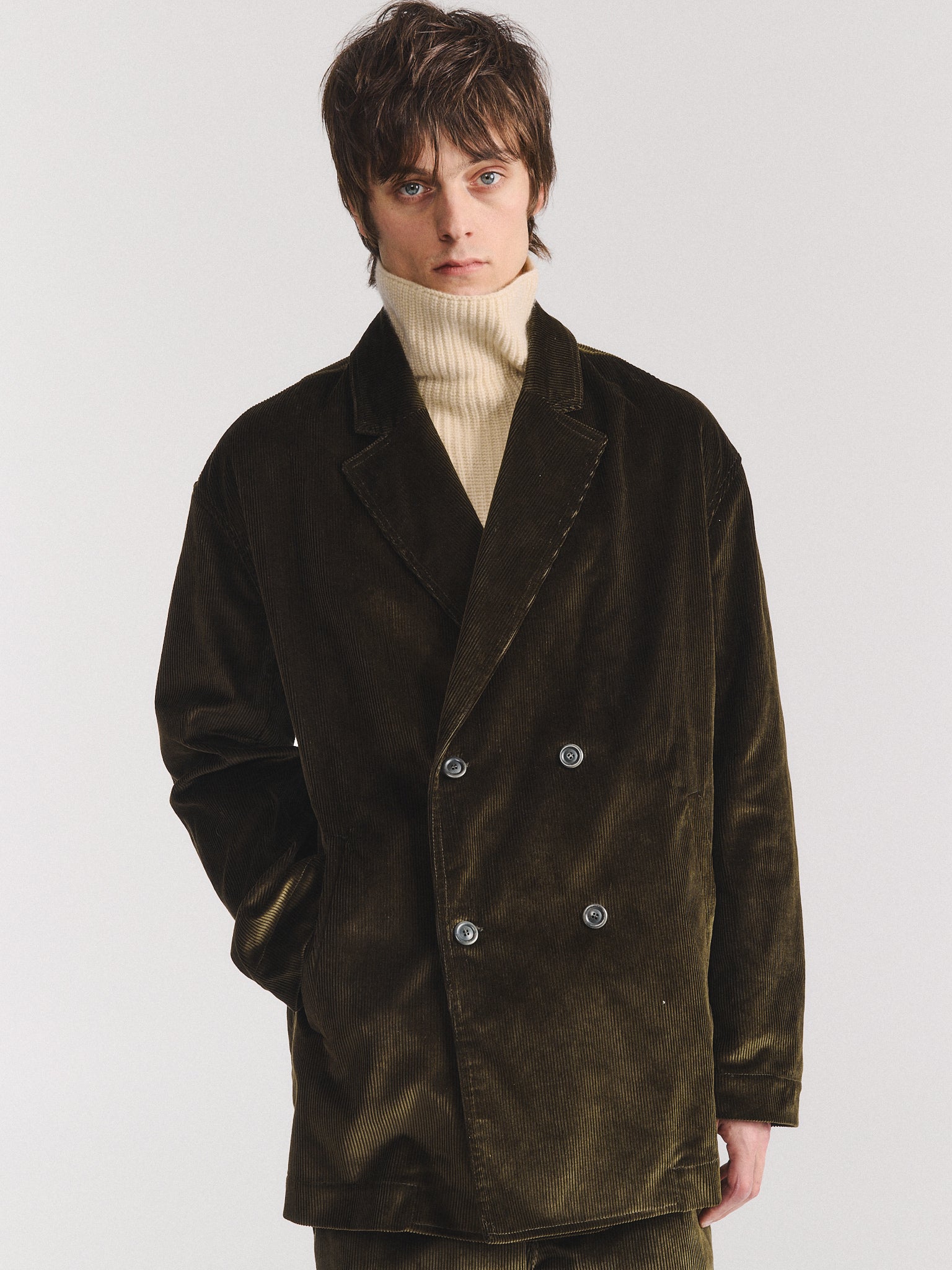 VESTE BRETT - H CORD - MOUSSE
