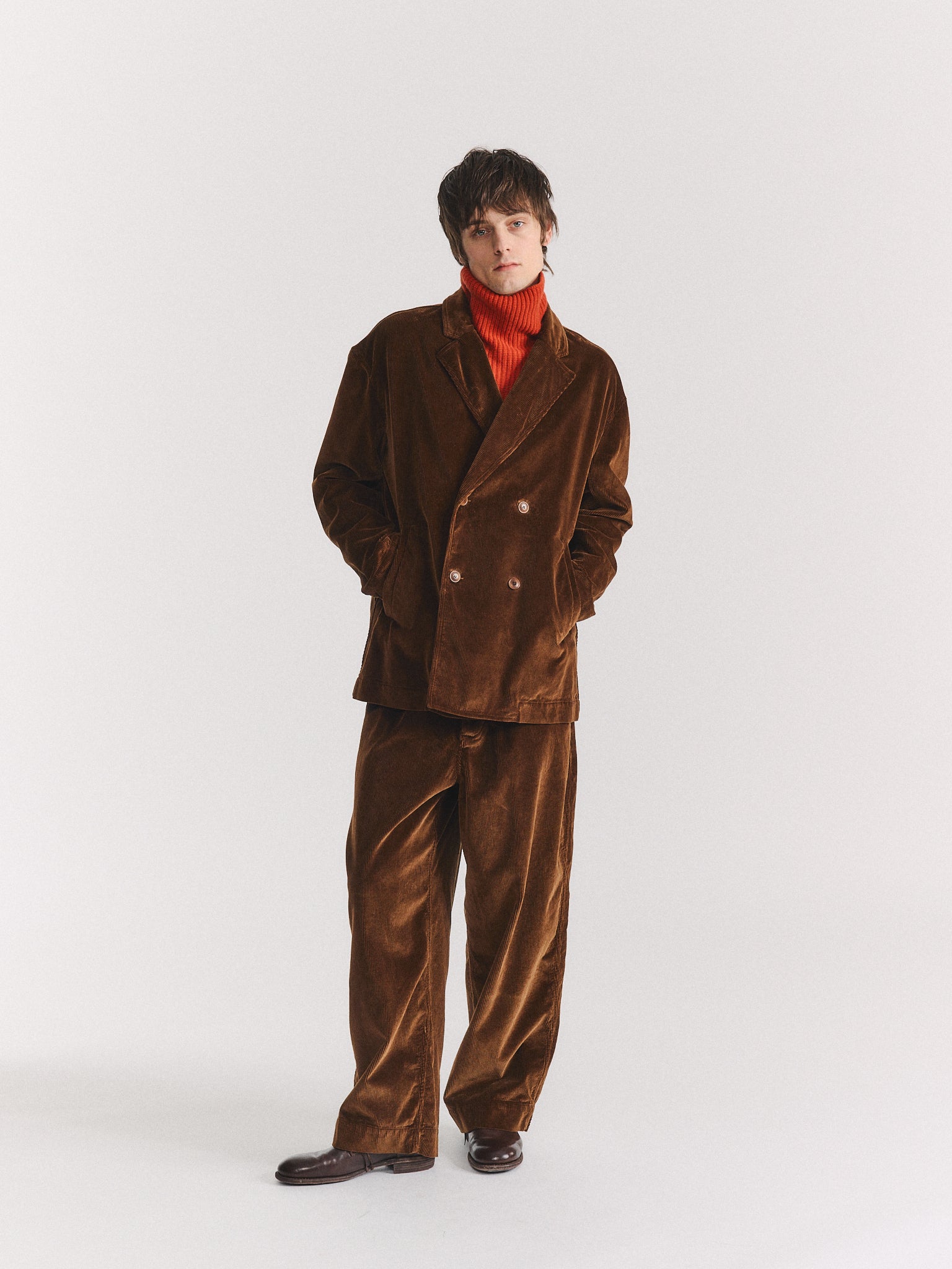 BRETT JACKET - H CORD - TAN