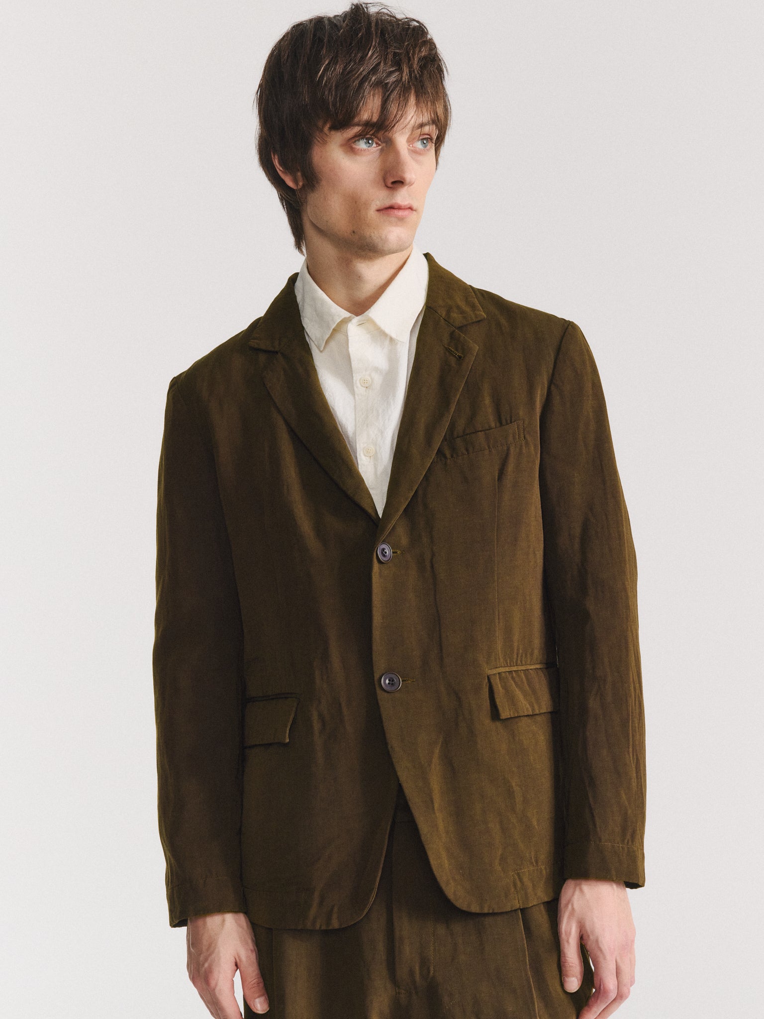 GUSTAV JACKET - DRY WOOL - KHAKI