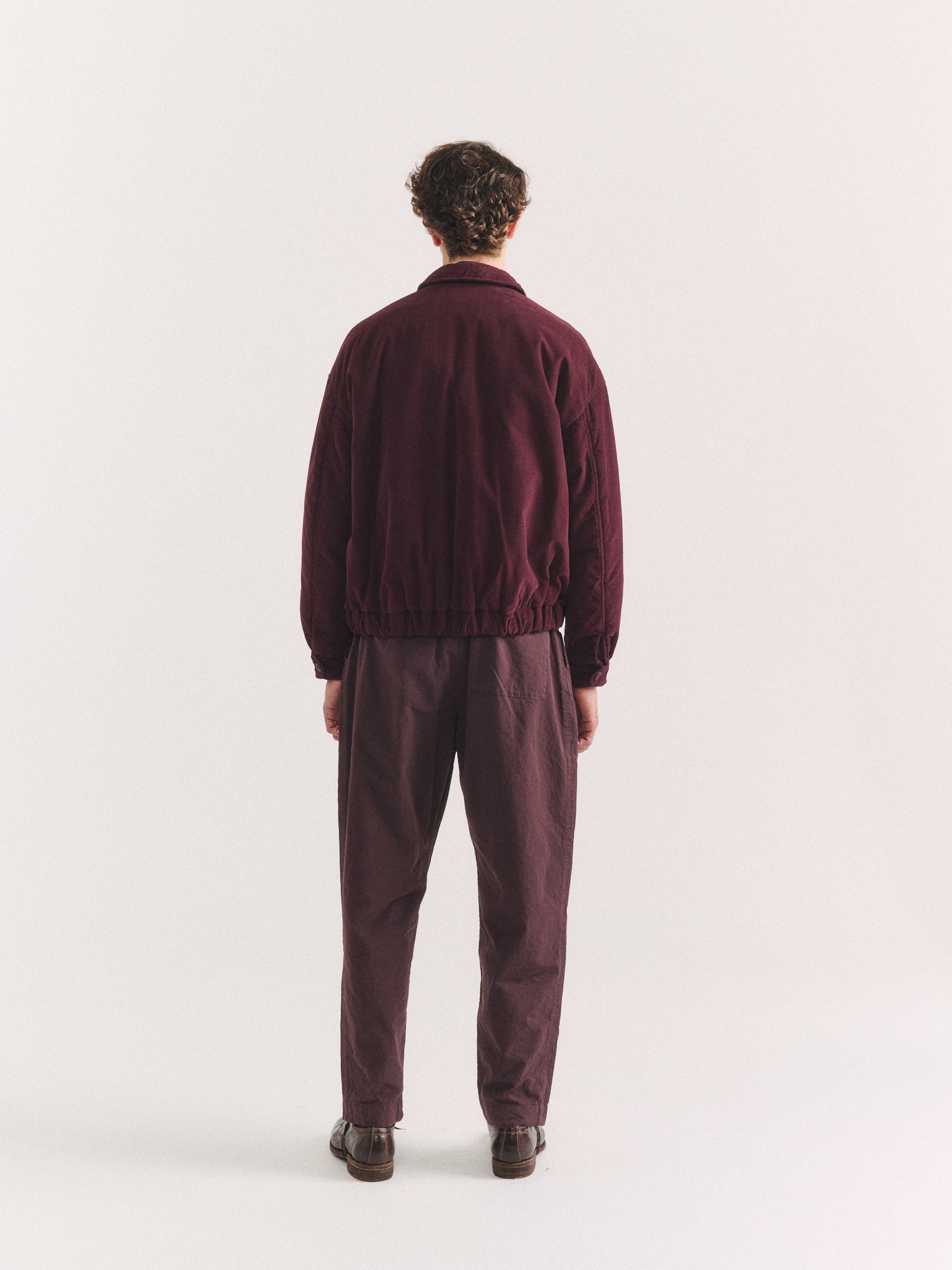 AUBER BLOUSON  - PIN CORD - BURGUNDY
